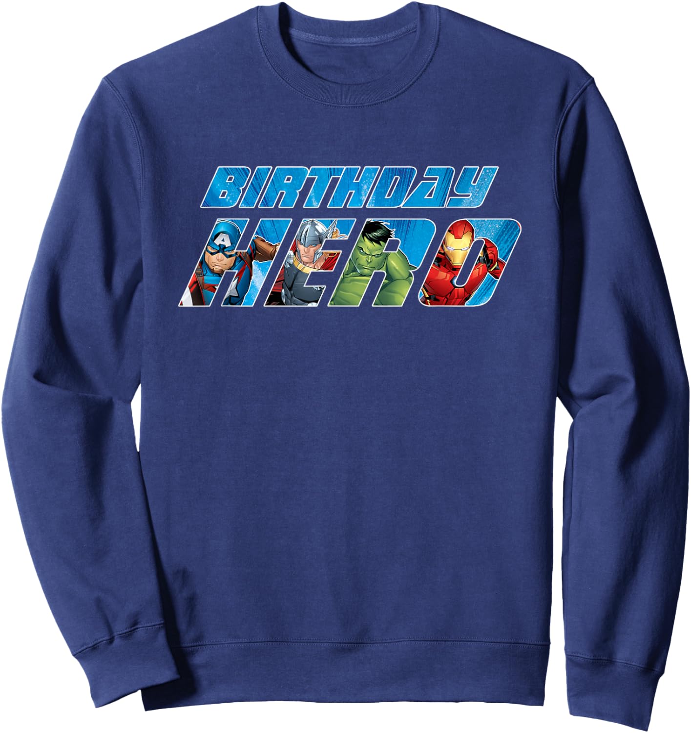Marvel Avengers Birthday Hero Sweatshirt - Sweatshirt | Navy