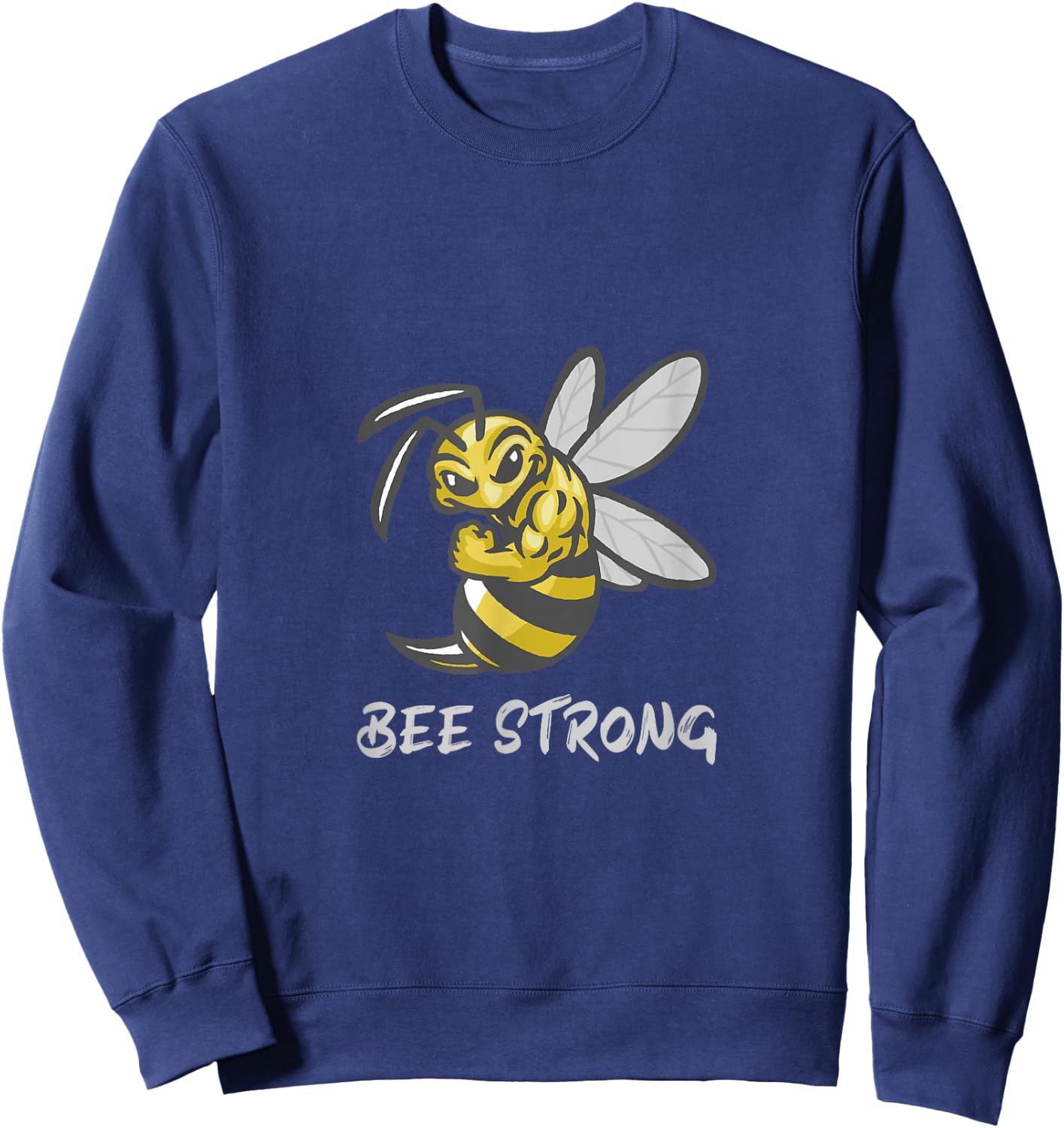 Bee Strong Sweatshirt - Sweatshirt | Navy