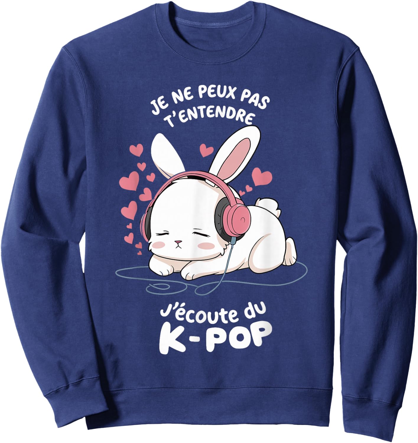 K-Pop | for Girls & Women Gifts K-Pop , Black, S Sweatshirt - Sweatshirt | Navy
