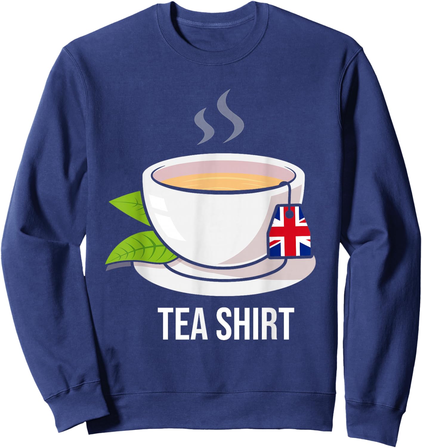 TEA SHIRT Teetasse Mit Britischer Flagge Sweatshirt - Sweatshirt | Navy
