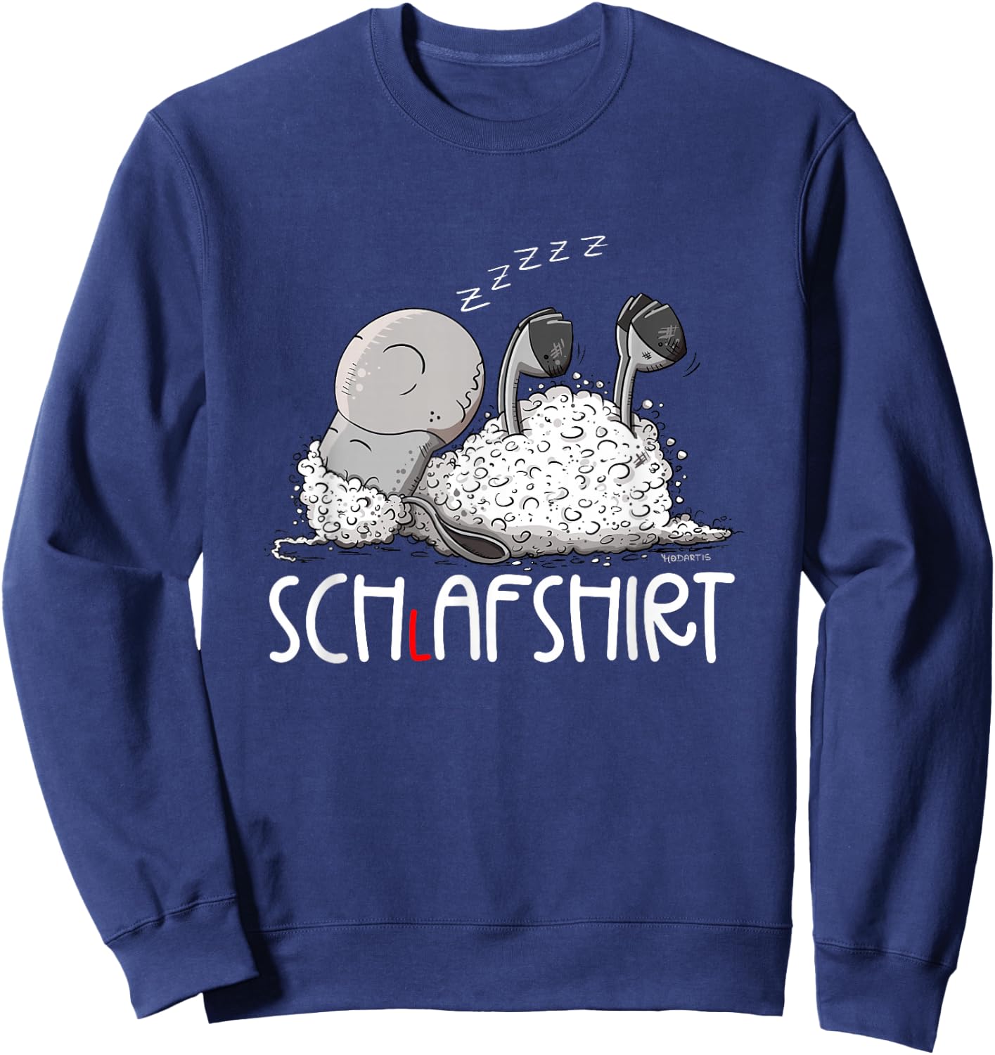 Dreaming Sheep I Sheep Sleep Shirt , black Sweatshirt - Sweatshirt | Navy