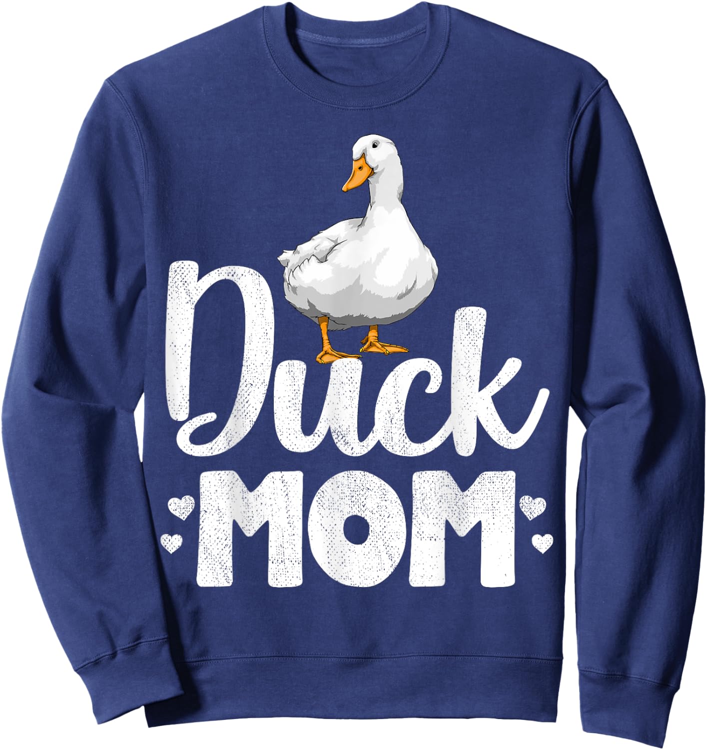 Duck Mom Shirt Funny Water Duckling Gifts Sweatshirt - Sweatshirt | Navy