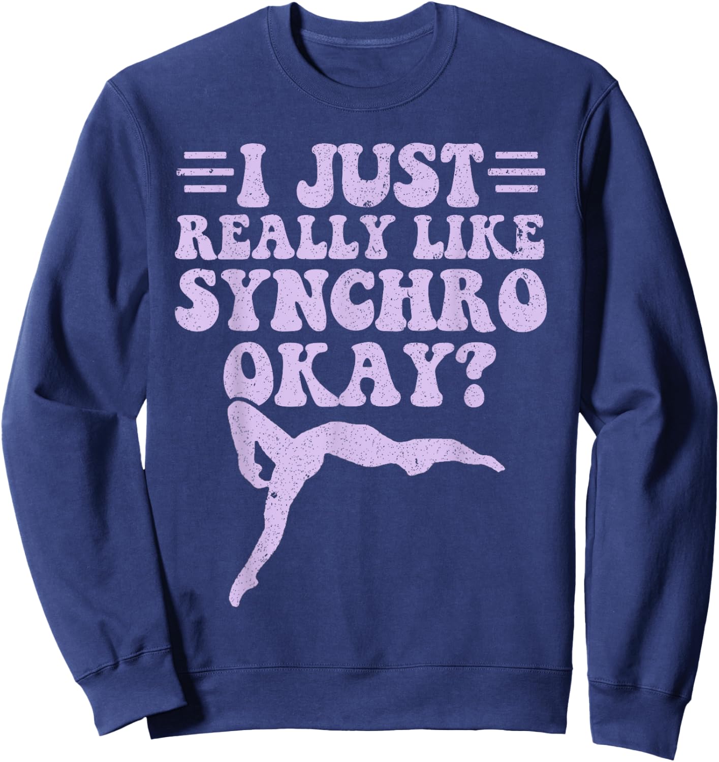 Synchro Synchronized Swimming Sweatshirt - Sweatshirt | Navy