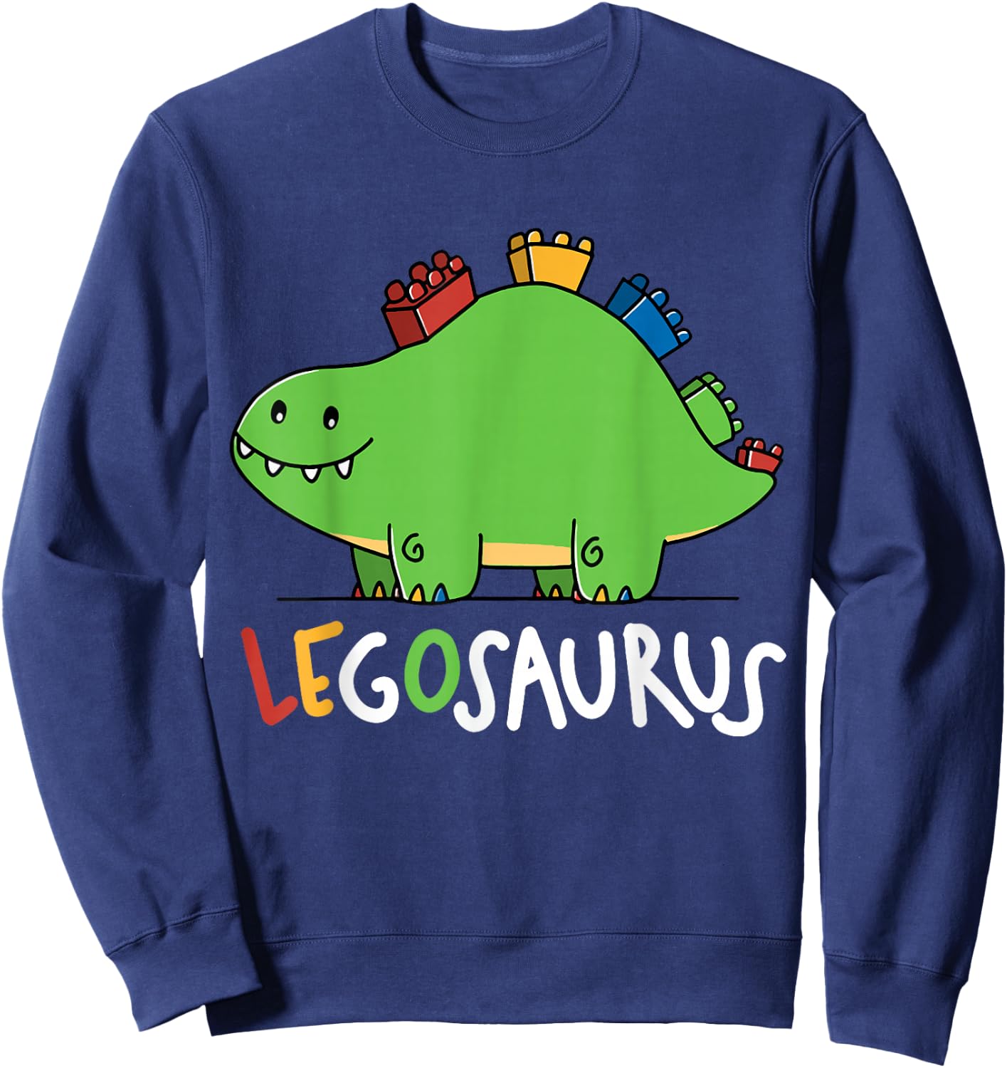 Legosaurus Legos Saurus , black Sweatshirt - Sweatshirt | Navy