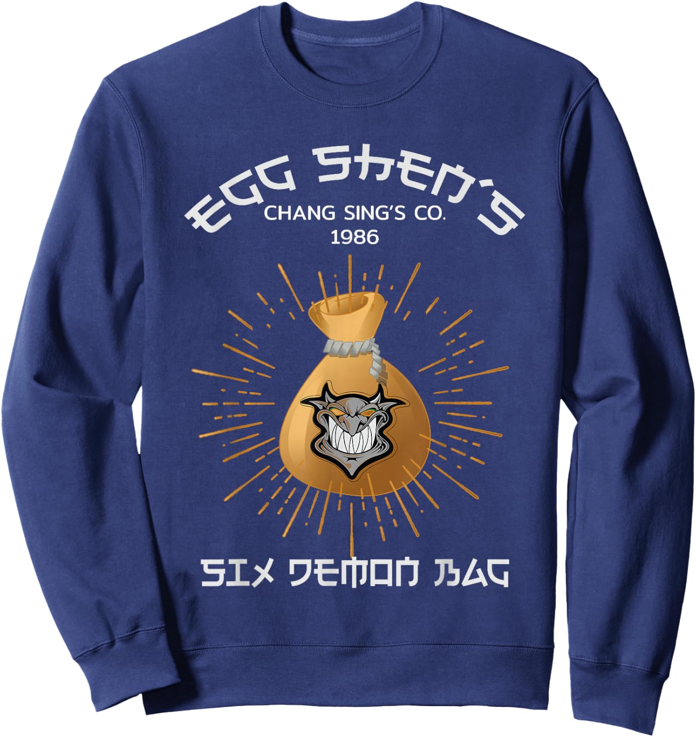 Cool - Egg Shen's Six Demon Bag Sweatshirt - Sweatshirt | Navy