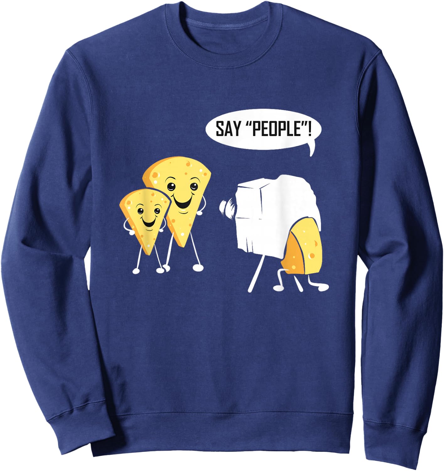 Photography Cheese Funny for Photographer Photo Camera Sweatshirt - Sweatshirt | Navy