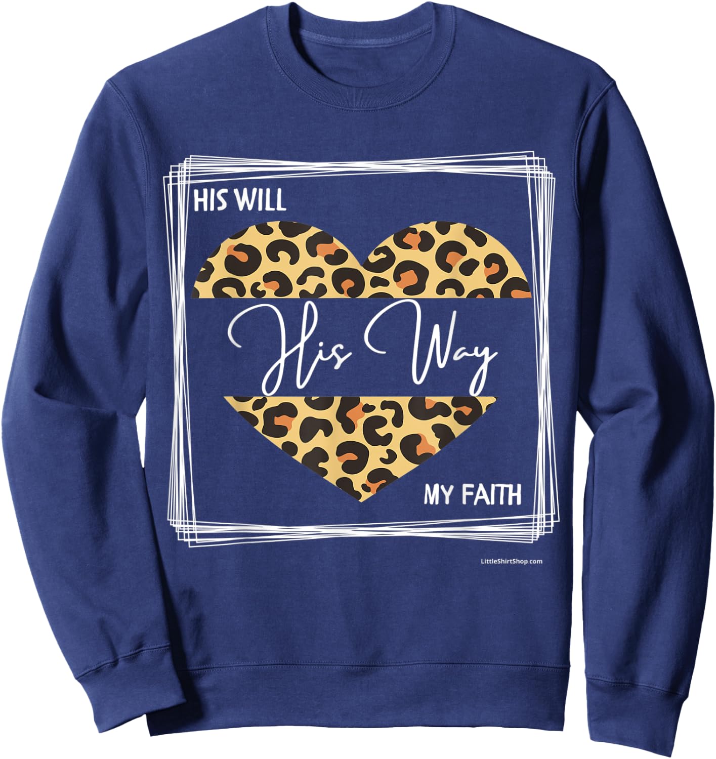 My Faith. Christian Church God Jesus Bible Verse Sweatshirt - Sweatshirt | Navy