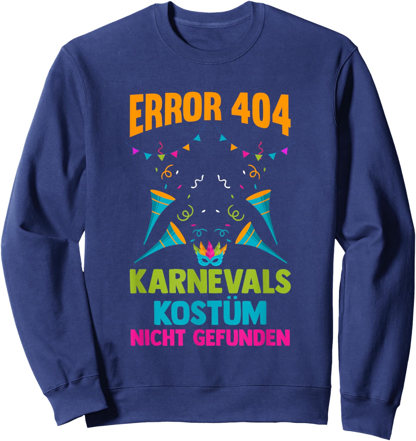 Carnival Costume Fancy Dress Carnival , black Sweatshirt - Sweatshirt | Navy