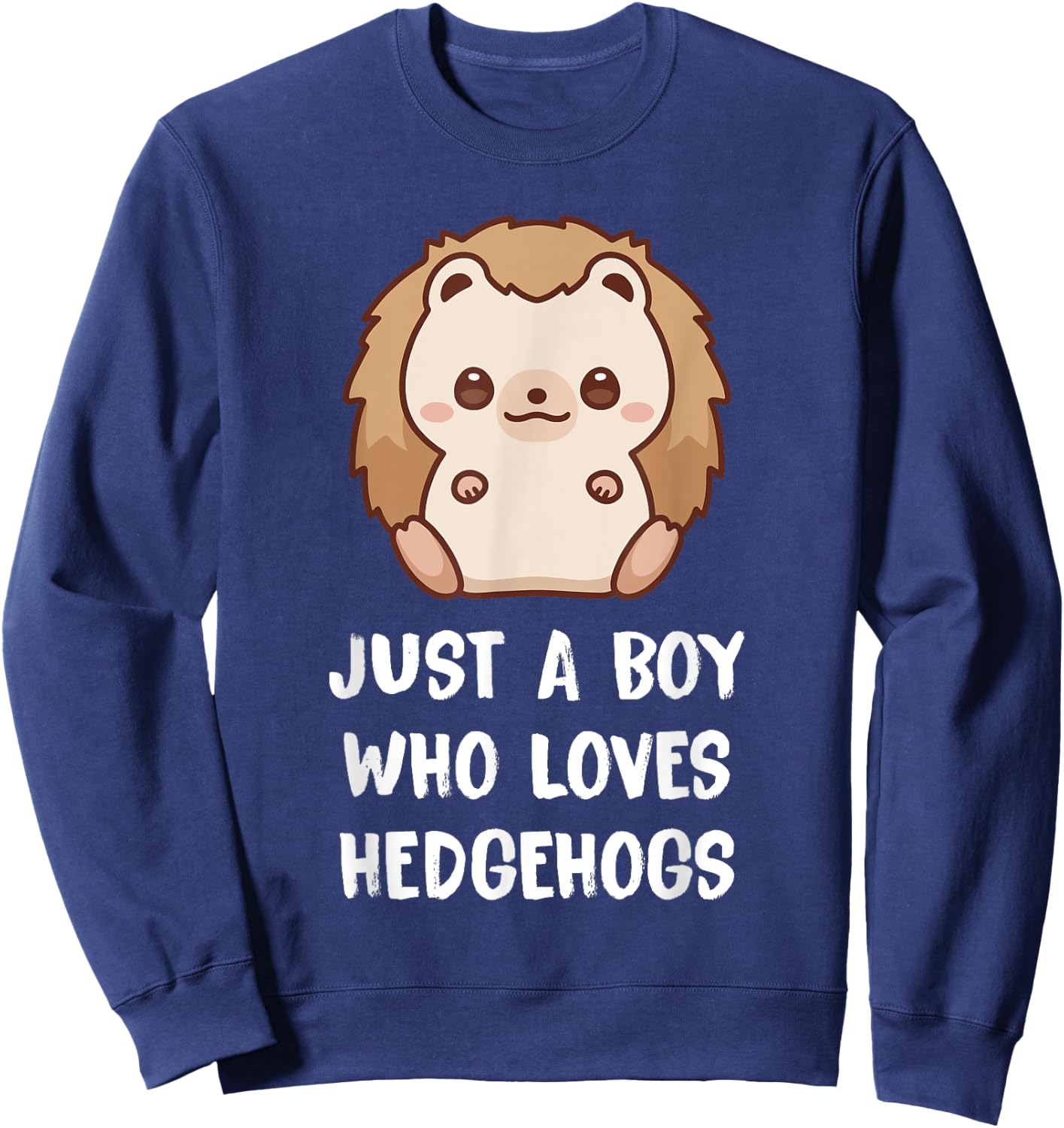 Just A Boy Who Loves Hedgehogs Sweatshirt - Sweatshirt | Navy