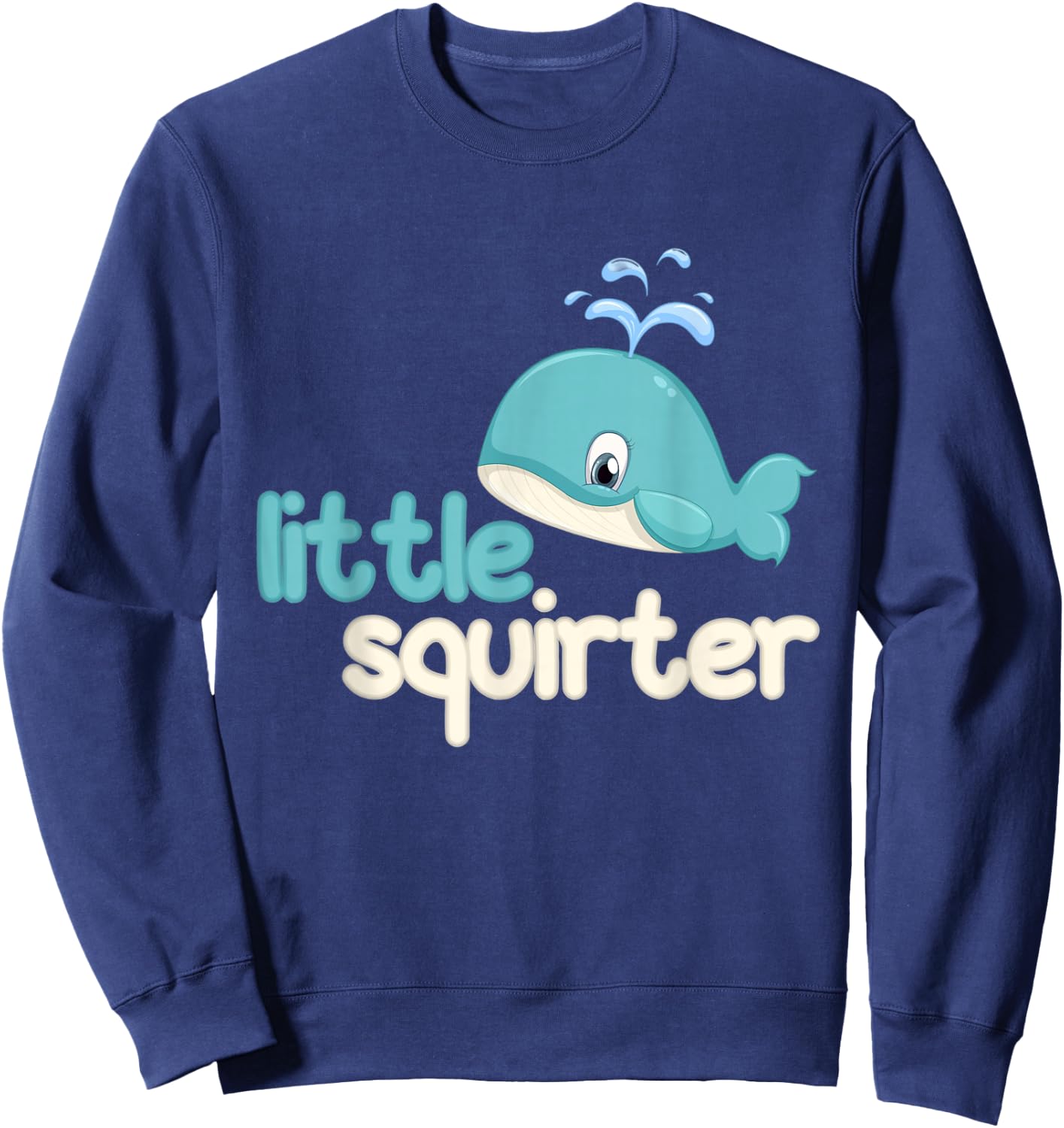 Whale Little Squirter Sweatshirt - Sweatshirt | Navy
