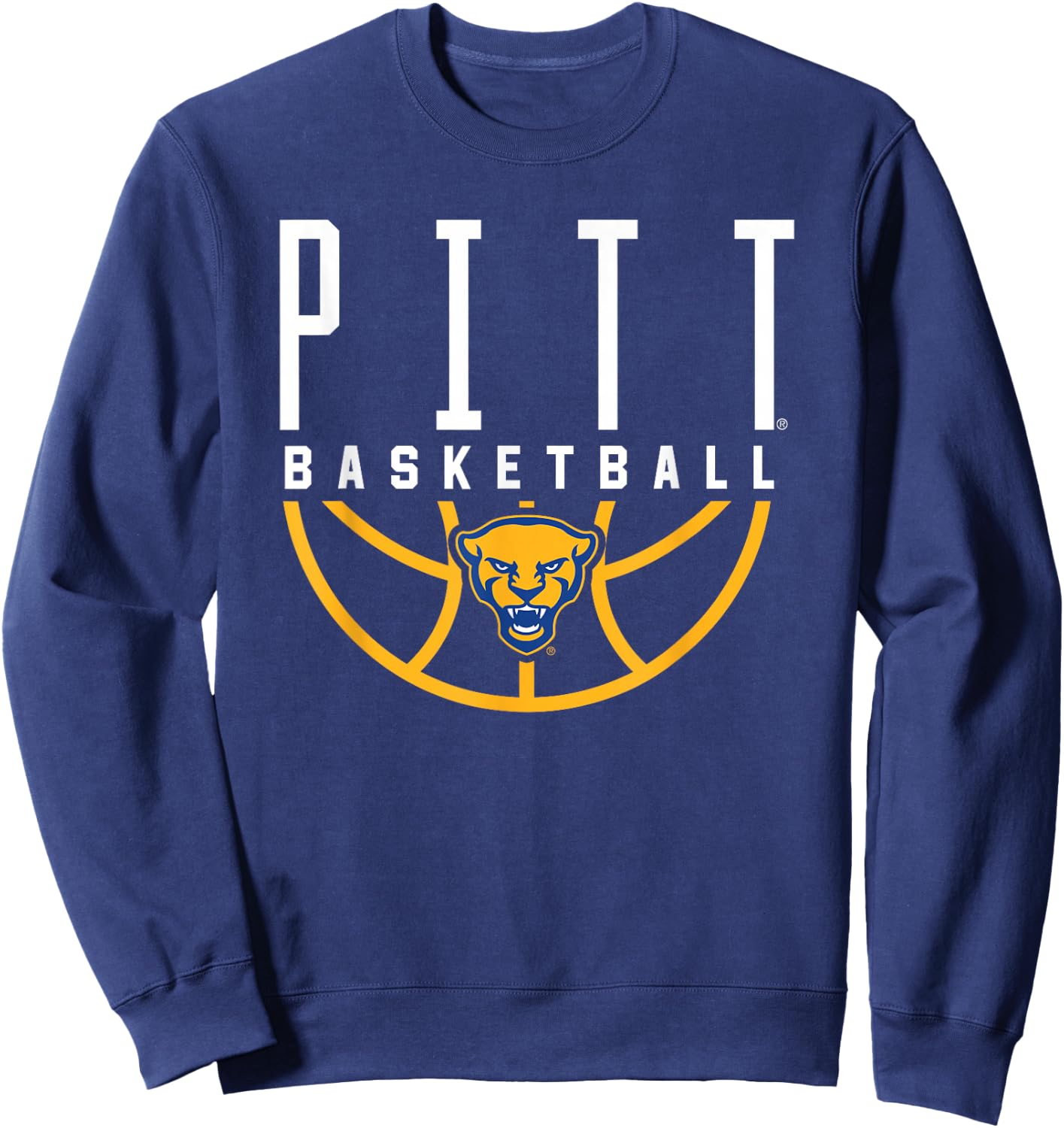 University of Pittsburgh Panthers Basketball Sweatshirt - Sweatshirt | Navy