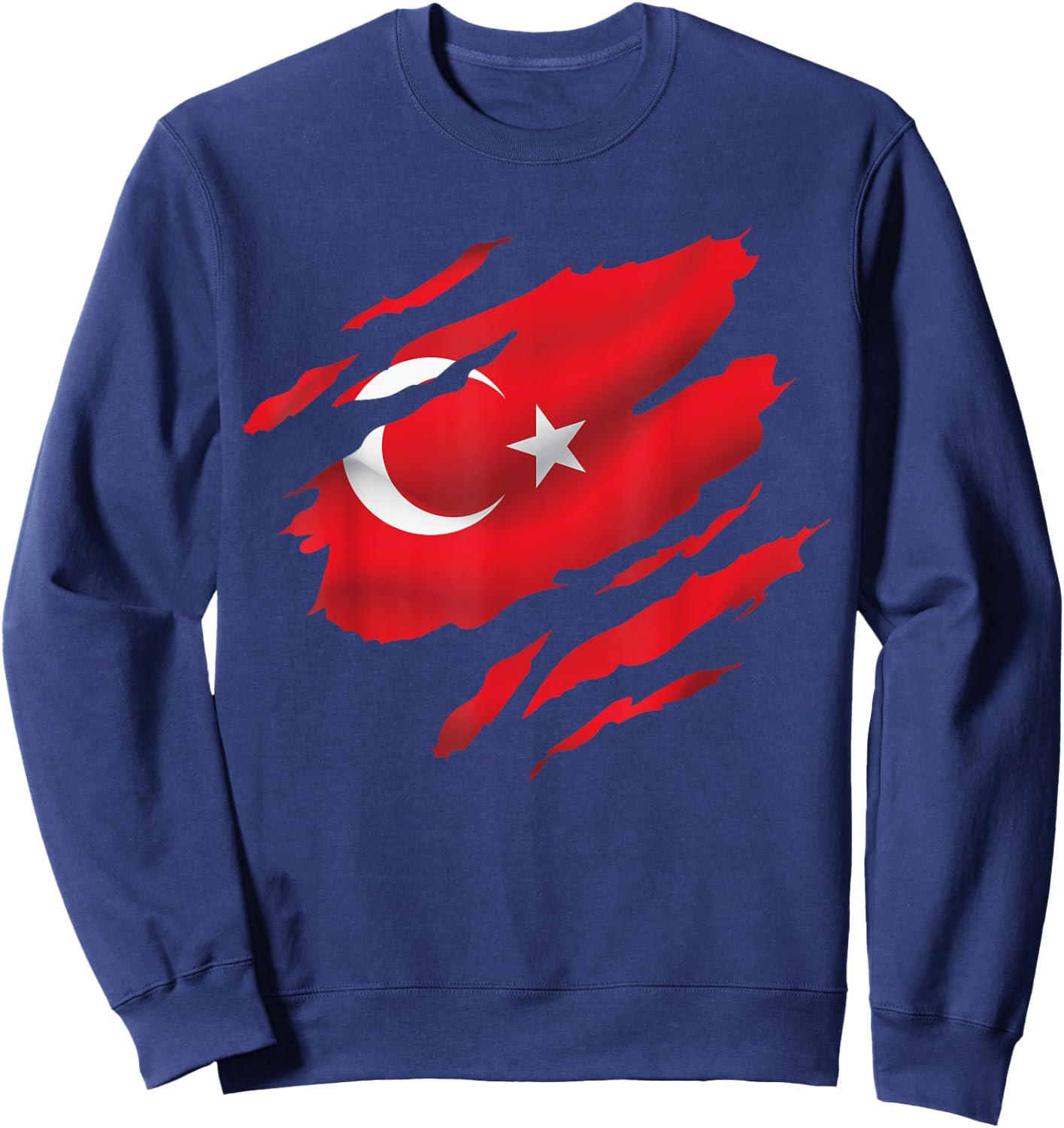 Türkei Flagge Türk Bayragi Herren Türkei Kinder Türkiye Sweatshirt - Sweatshirt | Navy