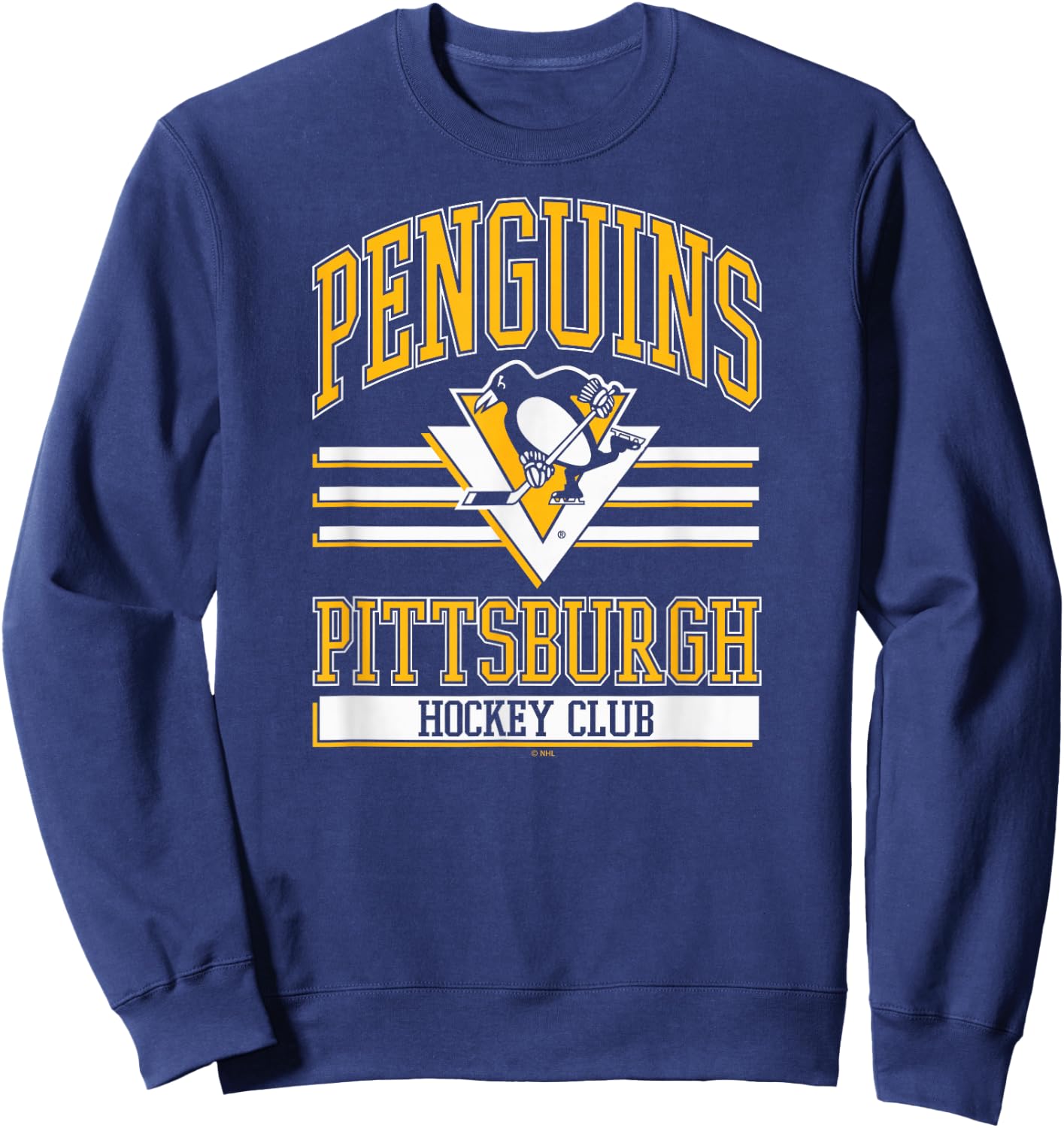 Pittsburgh Penguins Hockey Club Black Officially Licensed Sweatshirt - Sweatshirt | Navy