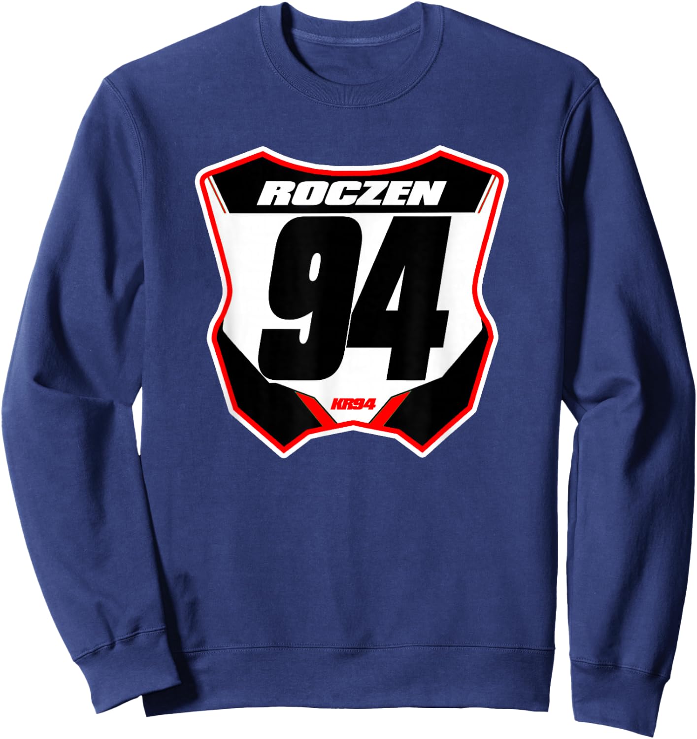 Dirt Bike Number Plate Sweatshirt - Sweatshirt | Navy
