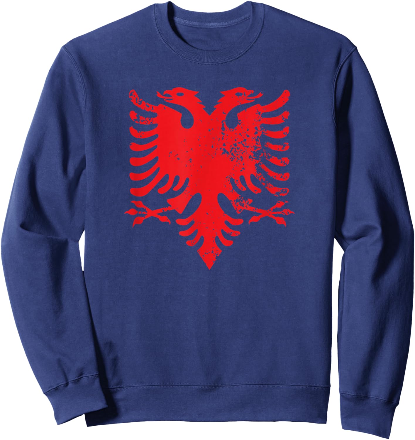 Albania Albanian Eagle Albanian Patriots Sweatshirt - Sweatshirt | Navy