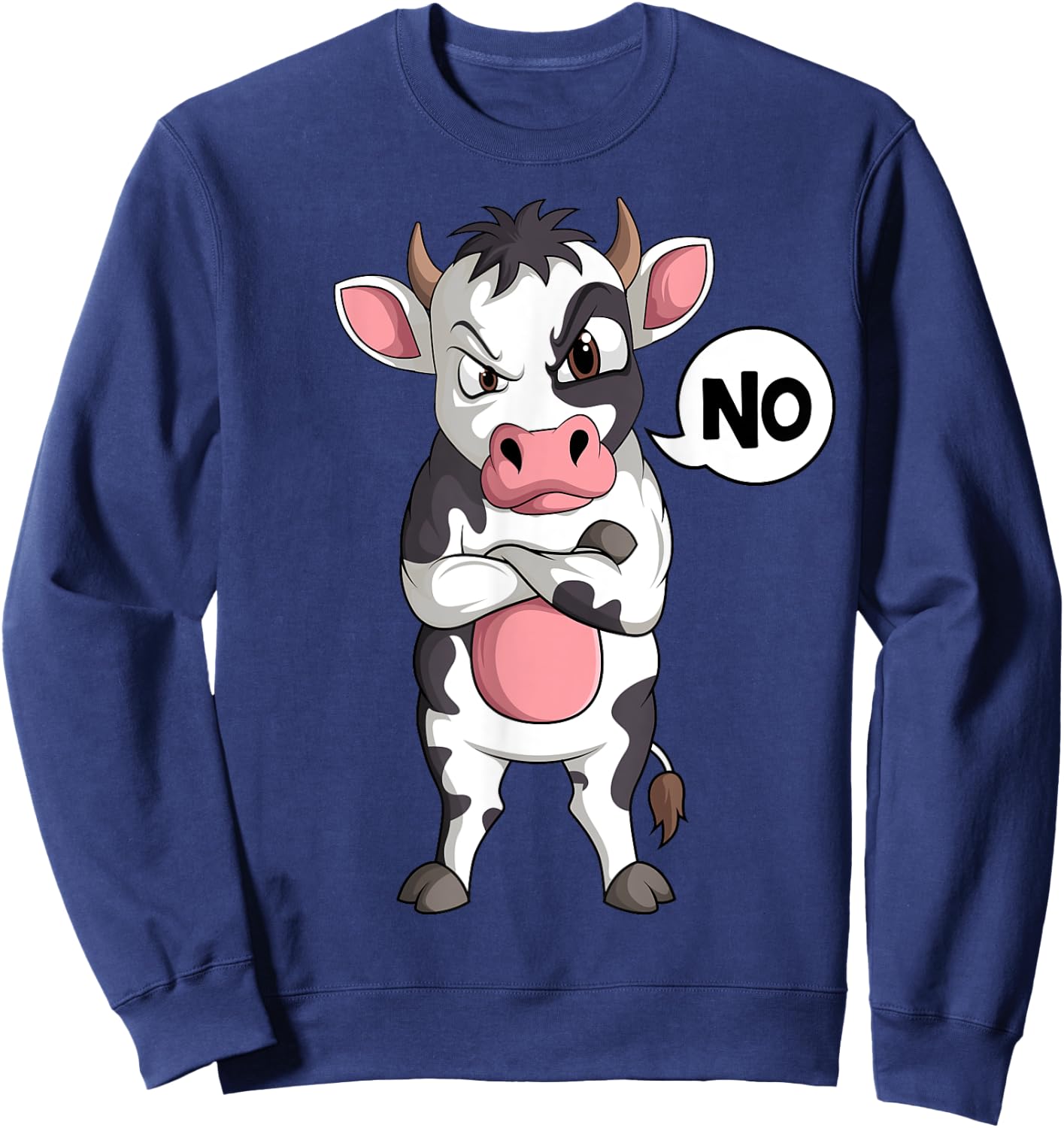 Cow Farmer Kids Boys Girls Sweatshirt - Sweatshirt | Navy