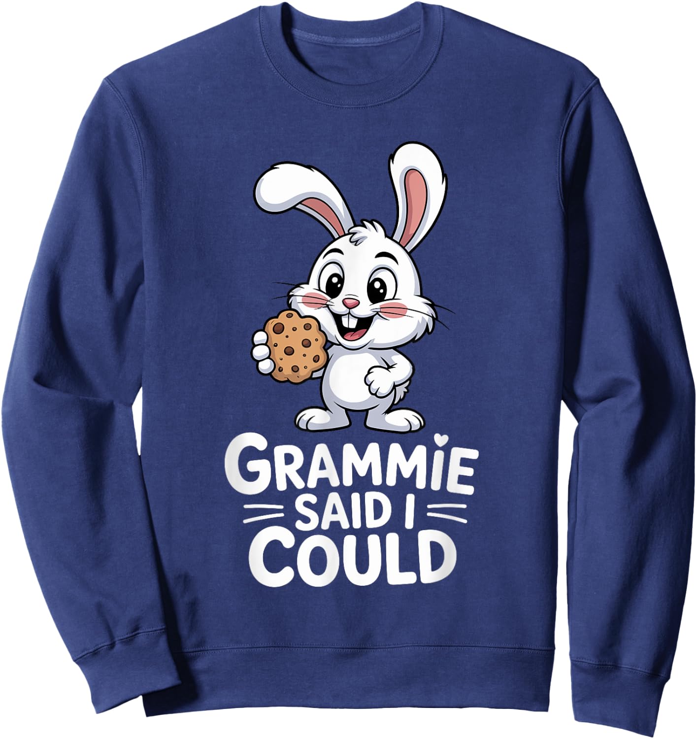 Funny Grammie Said I Could Agile Rabbit Toddler Grandma Sweatshirt - Sweatshirt | Navy