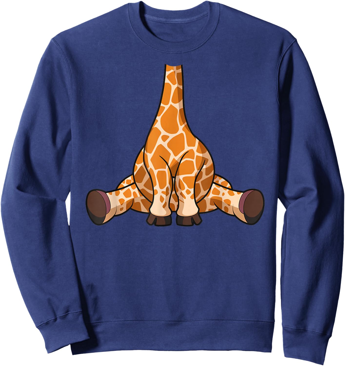 Giraffe Costume , black Sweatshirt - Sweatshirt | Navy