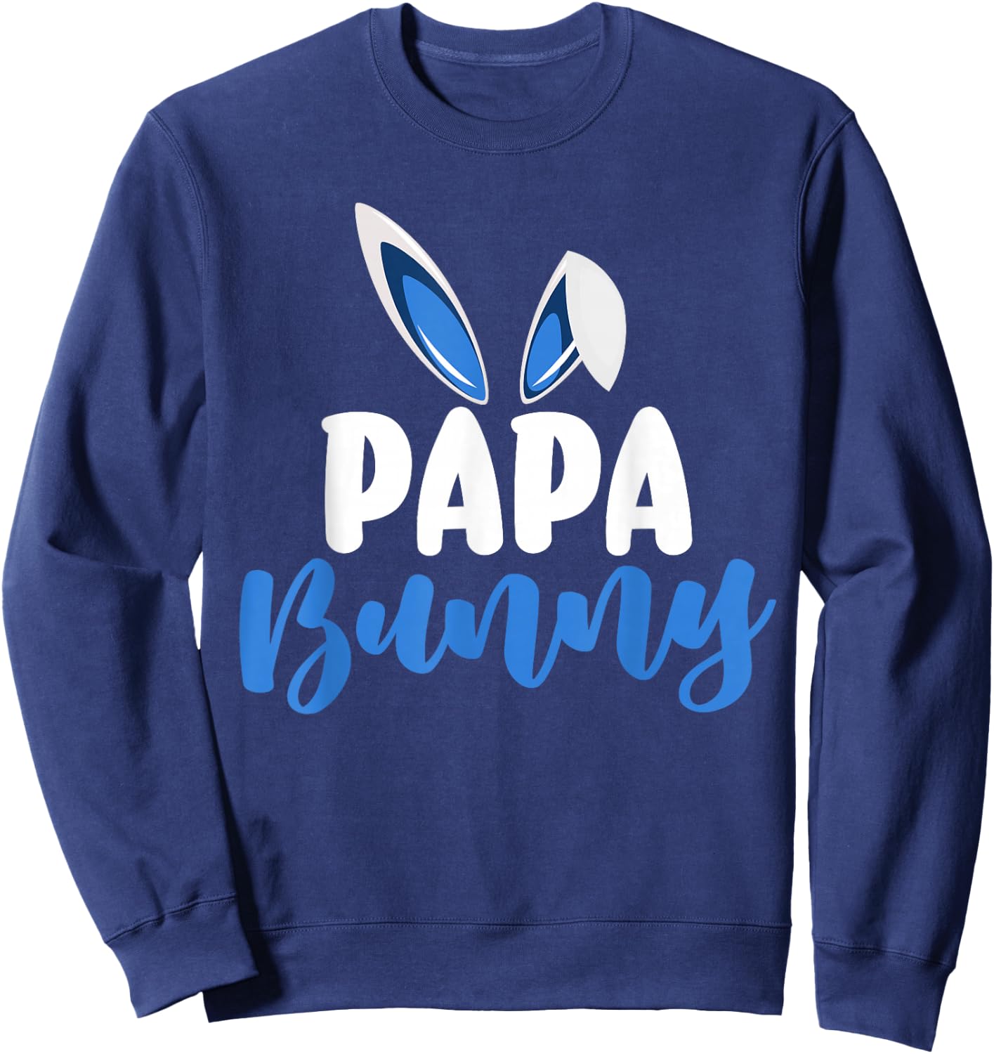 Papa Bunny Bunny Ears Sweatshirt - Sweatshirt | Navy