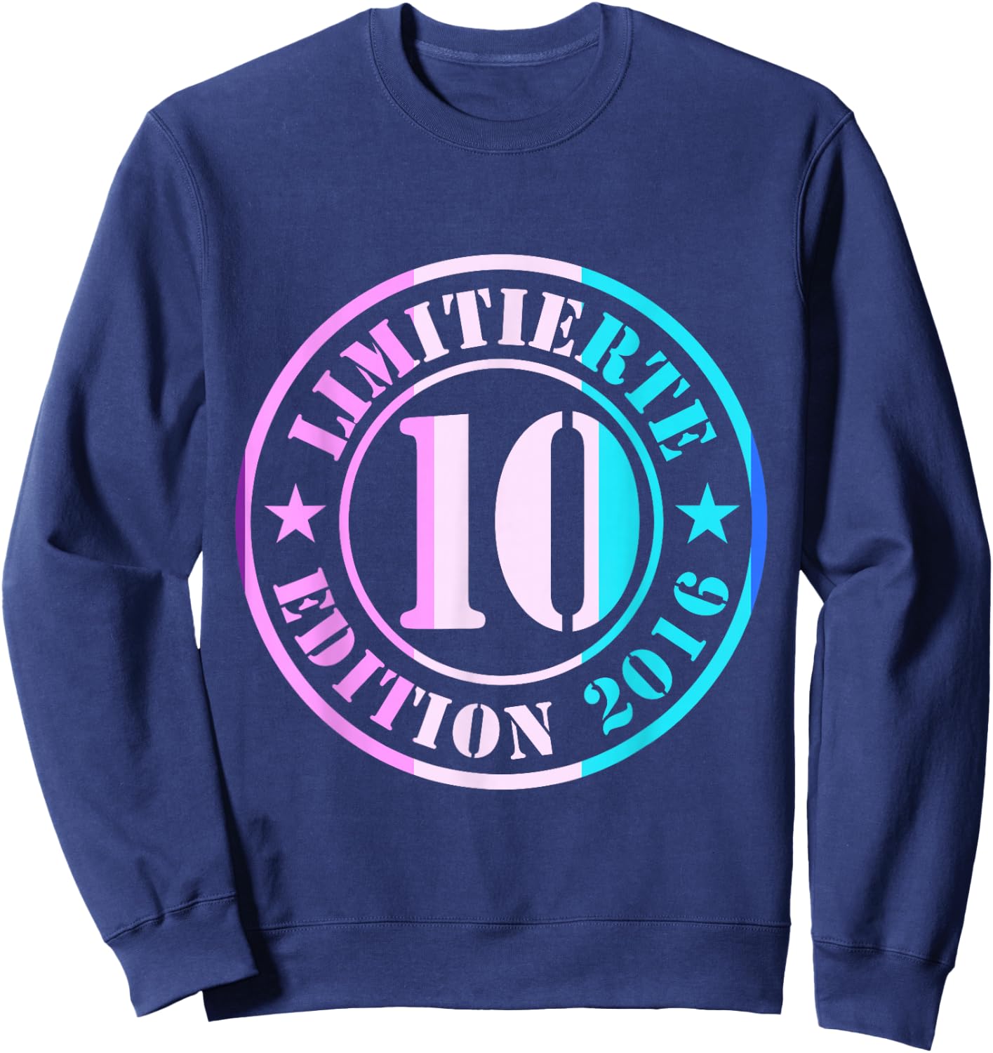 10. Geburtstag Junge Mädchen Limited Edition 2012 Jahre Sweatshirt - Sweatshirt | Navy
