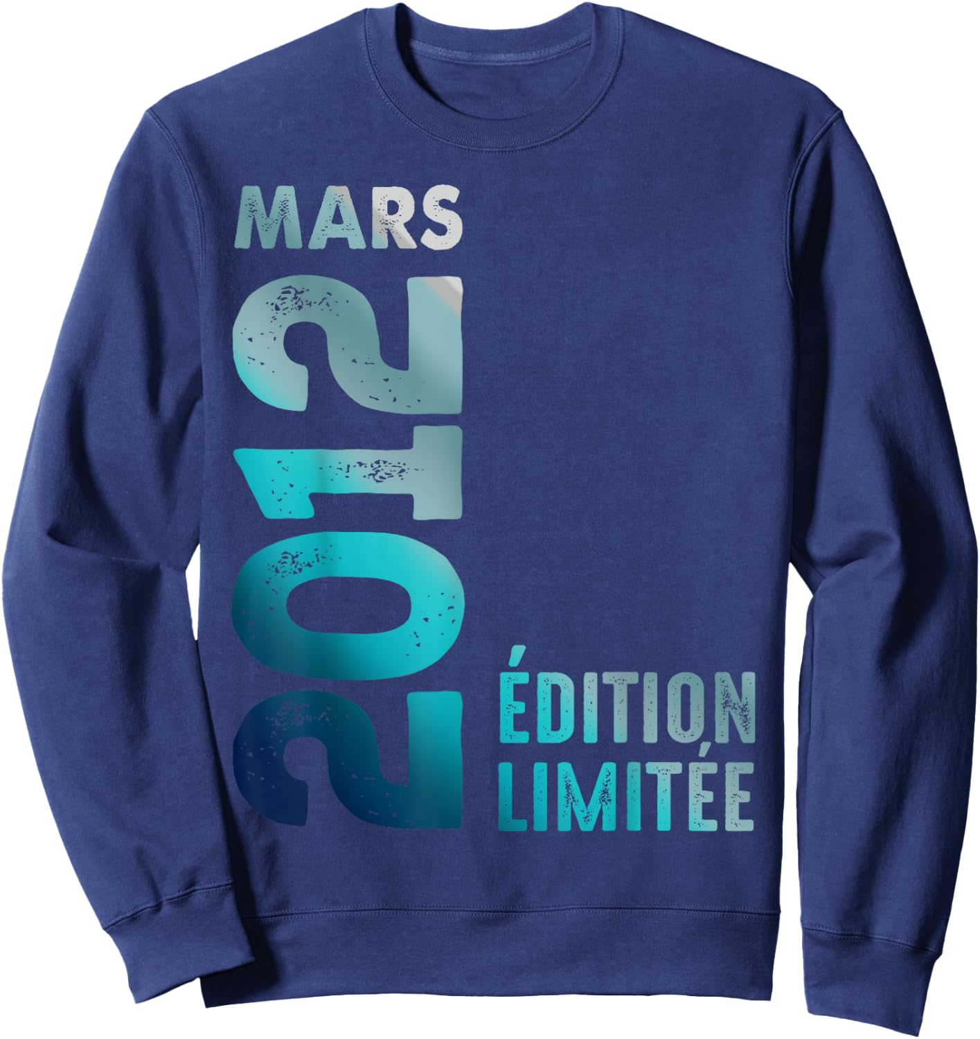 March 2012 Limited Edition March 2012 , Black, S Sweatshirt - Sweatshirt | Navy