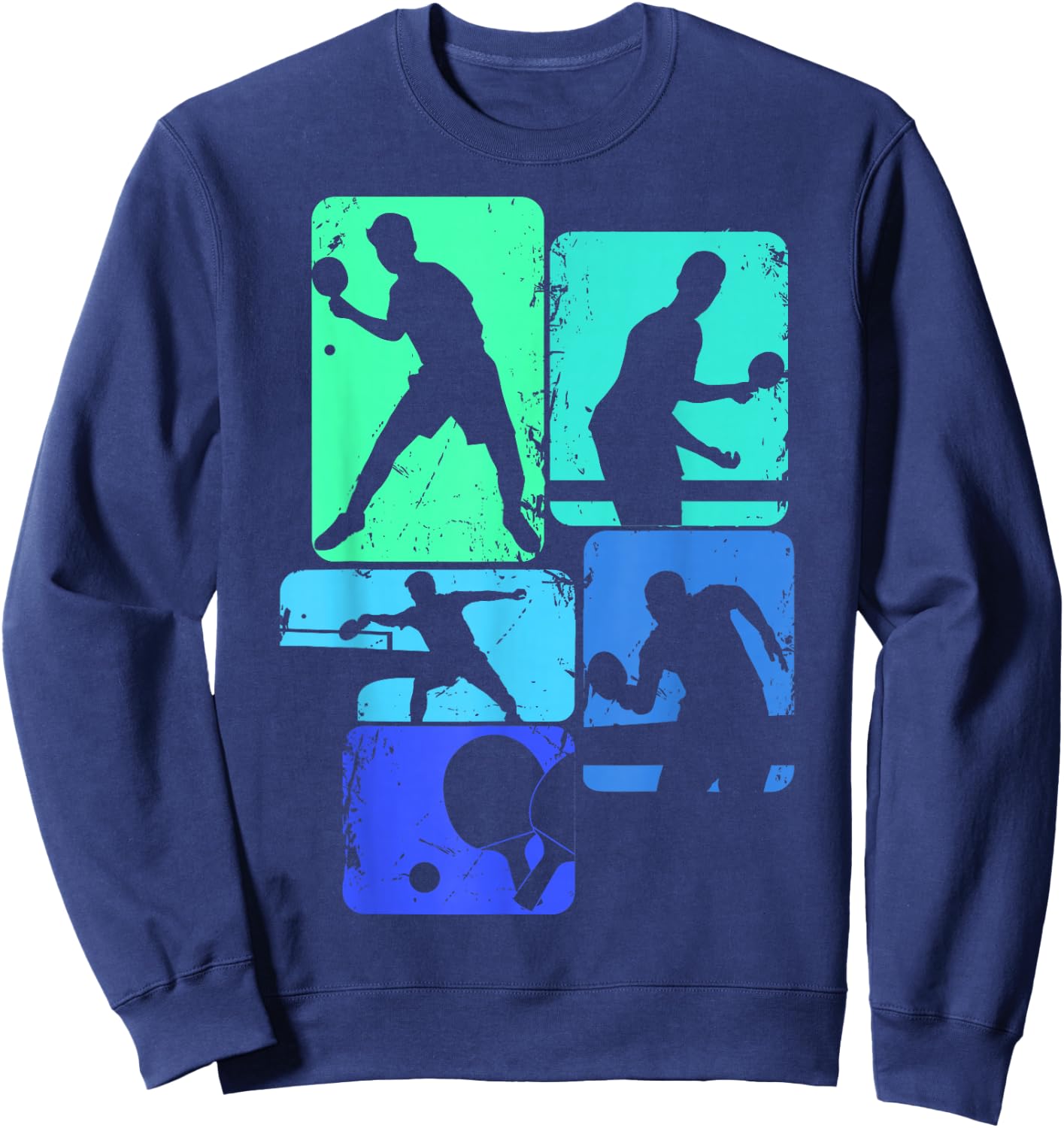 Table Tennis Ping Pong Children's Boys Men's Sweatshirt - Sweatshirt | Navy