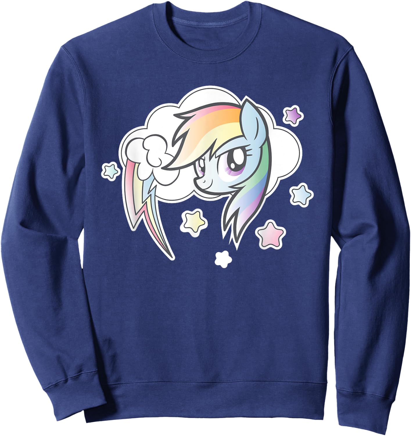 My Little Pony Rainbow Dash Cloud Sweatshirt - Sweatshirt | Navy
