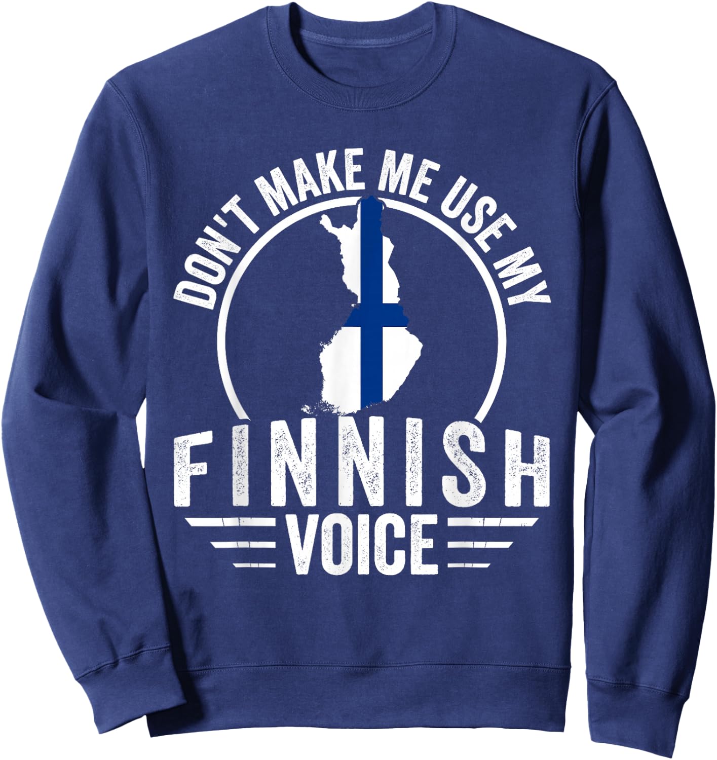 Finnish Roots Outfit Funny Finland Heritage Men Women Sweatshirt - Sweatshirt | Navy