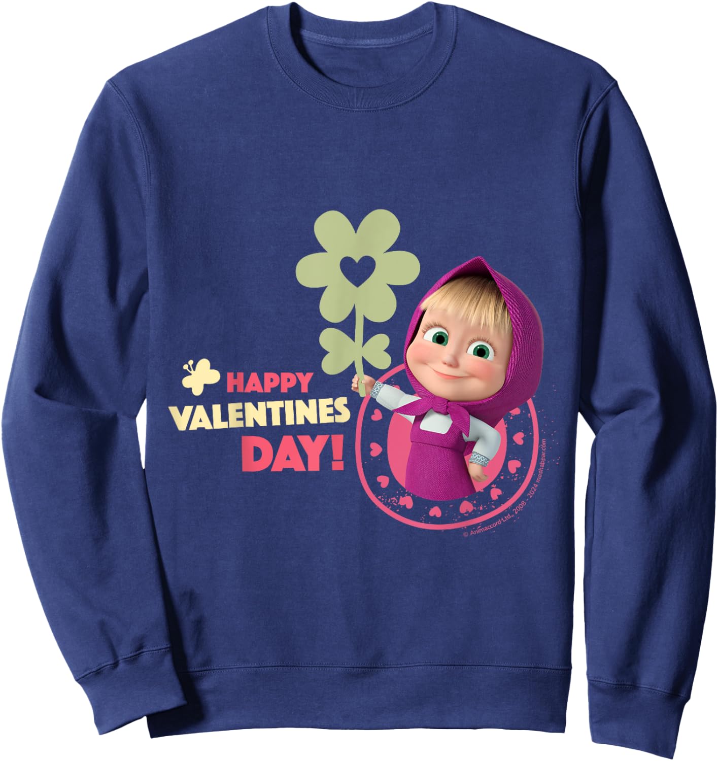 Happy Valentines Day! Sweatshirt - Sweatshirt | Navy