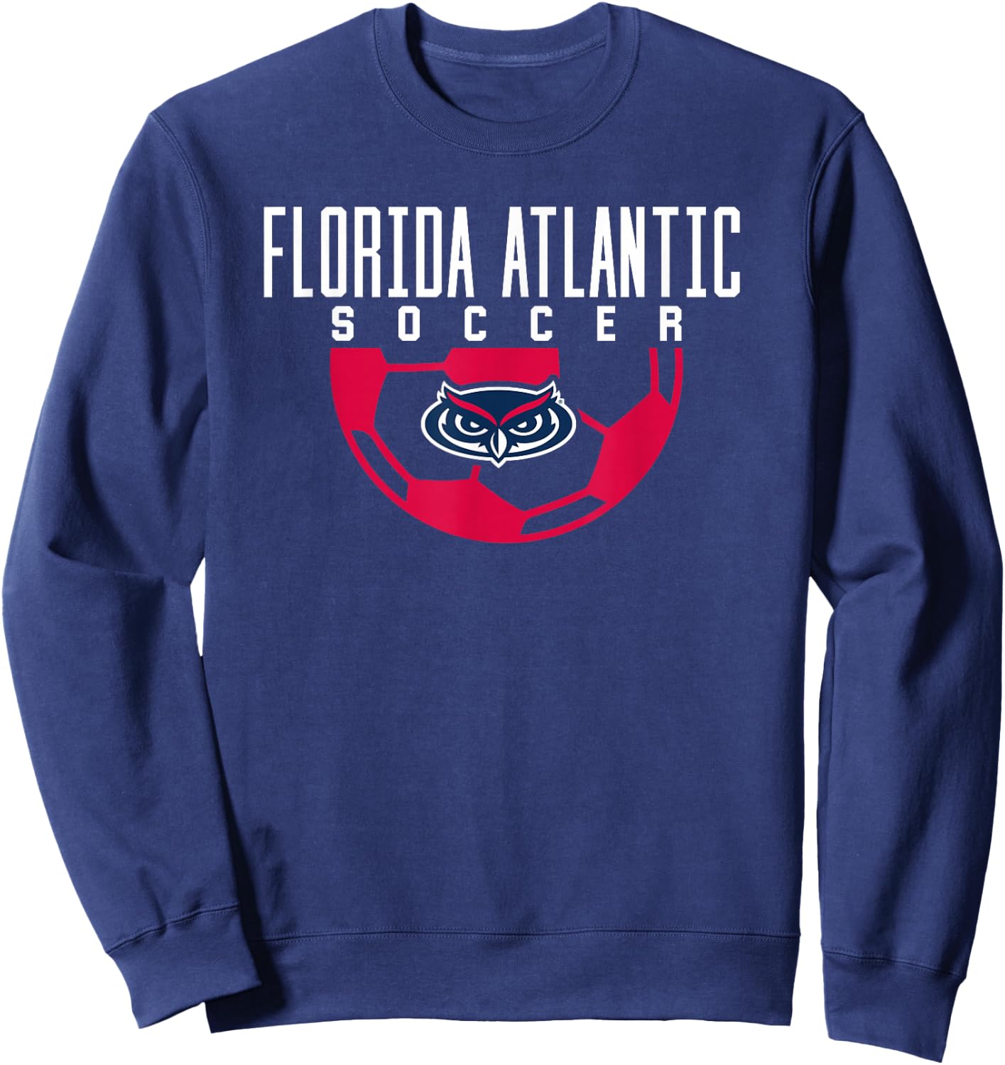 Florida Atlantic University FAU Owls Soccer Sweatshirt - Sweatshirt | Navy