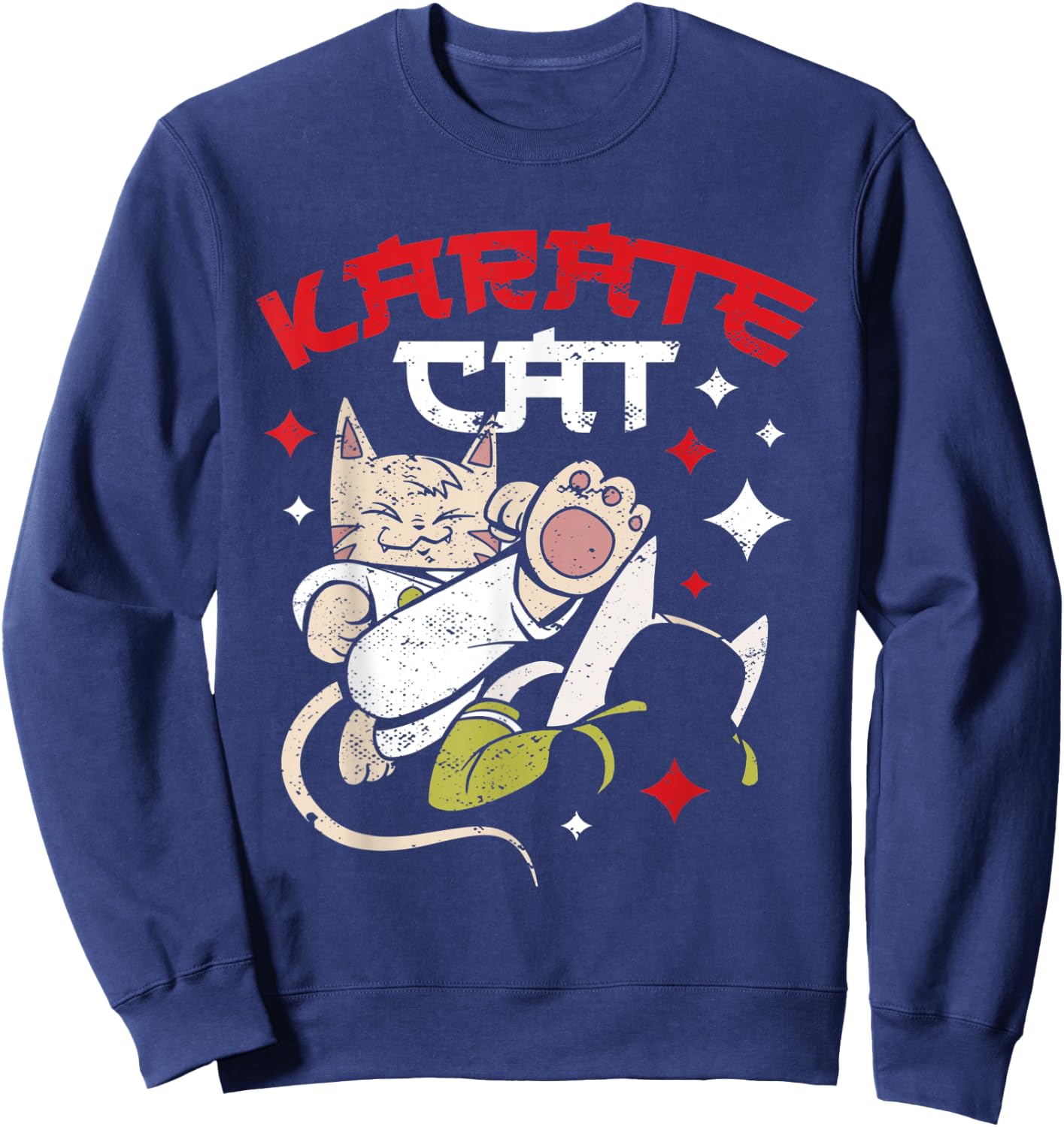 Karate Cat Sweatshirt - Sweatshirt | Navy