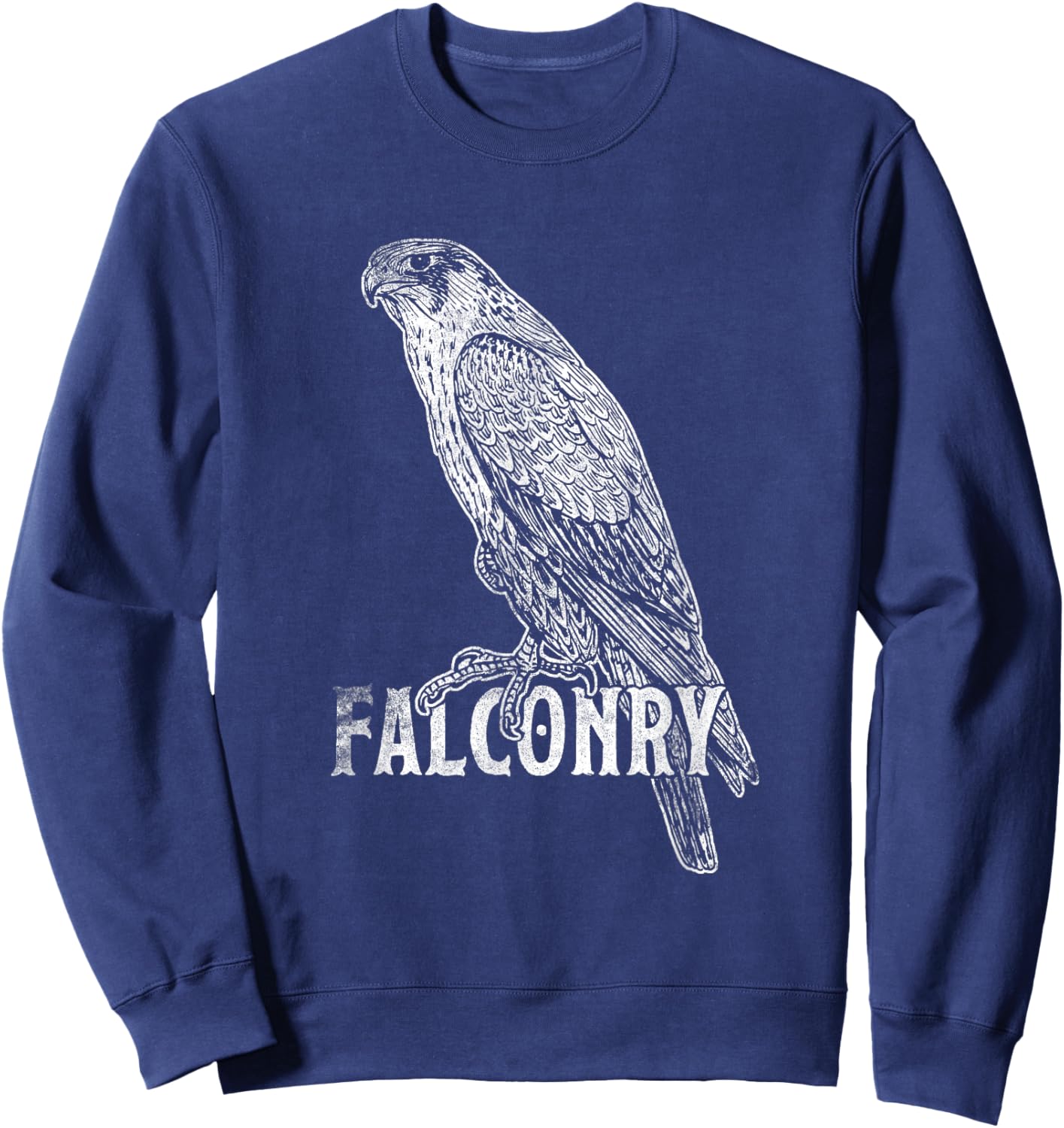Falconry Hunting Love Birds Bird Hunter Costume Sweatshirt - Sweatshirt | Navy