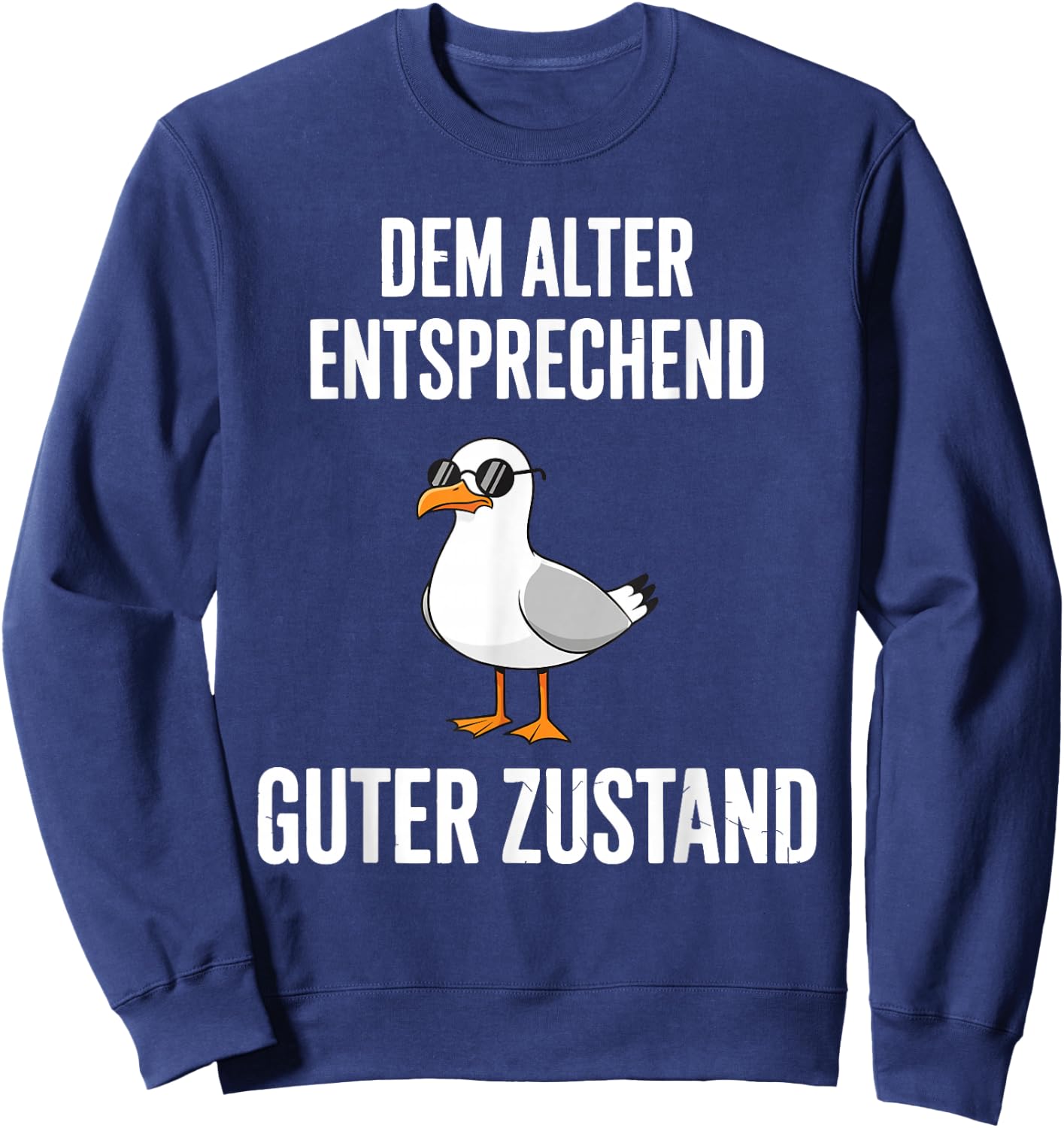 Dem Alter Entsprechend Guter Zustand Möwe Sweatshirt - Sweatshirt | Navy