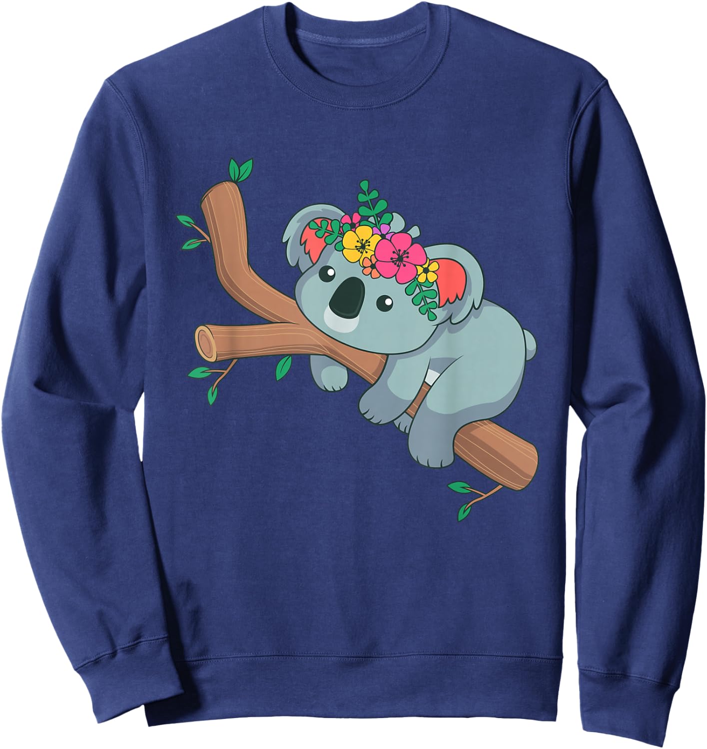 Cute Koala Funny Koalas Australian Bear Enthusiast Outfit Sweatshirt - Sweatshirt | Navy