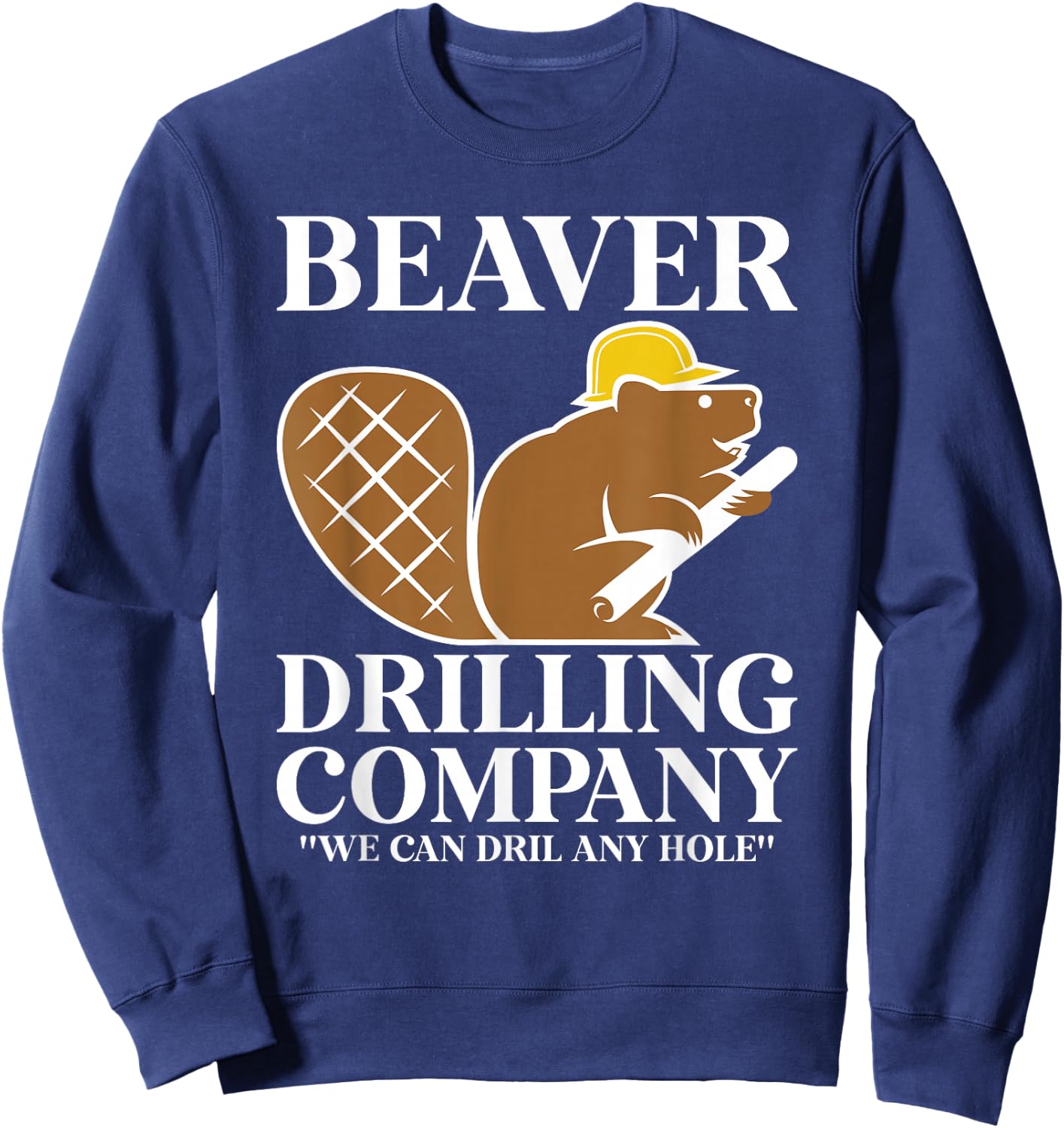 Beaver Fan Beaver Lover Funny Beaver Cute Beaver Sweatshirt - Sweatshirt | Navy