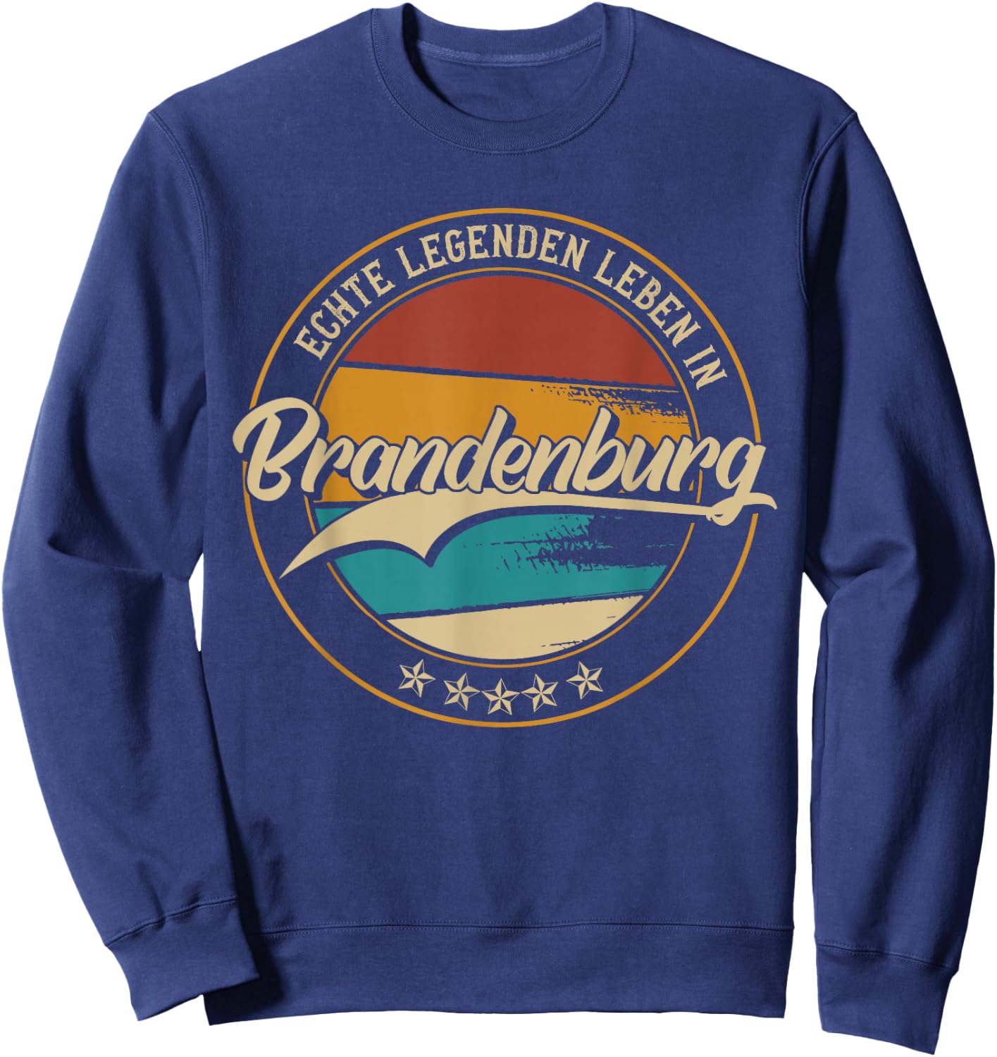 Brandenburg meine Heimat | Heimatliebe & Geburtsort , black Sweatshirt - Sweatshirt | Navy