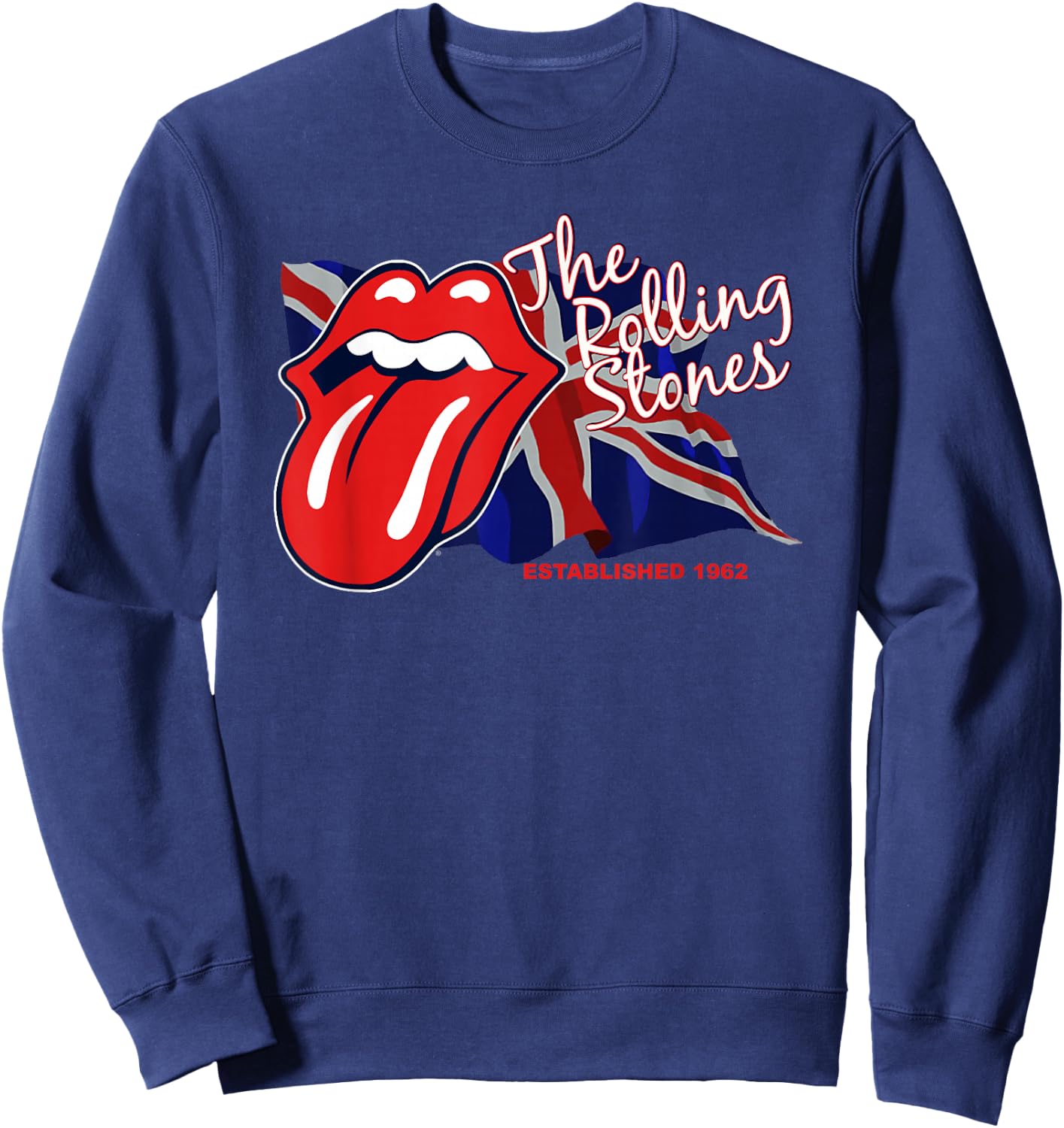 The Rolling Stones UK Flag Sweatshirt - Sweatshirt | Navy