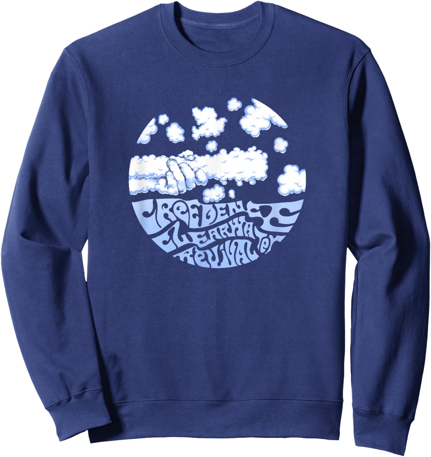 Creedence Clearwater Revival Clouds , Blue, S Sweatshirt - Sweatshirt | Navy