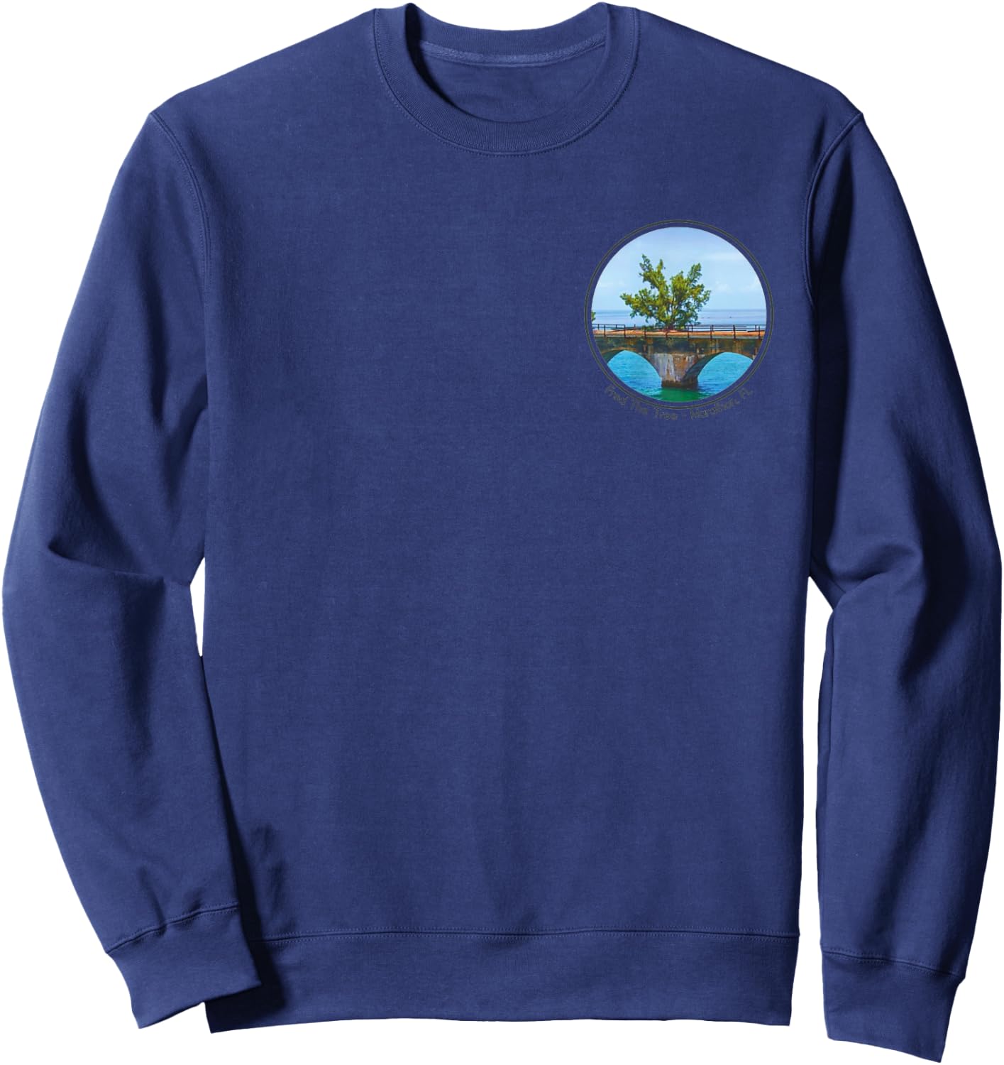 Fred the Tree Front and Back 7 mile Bridge Sweatshirt - Sweatshirt | Navy
