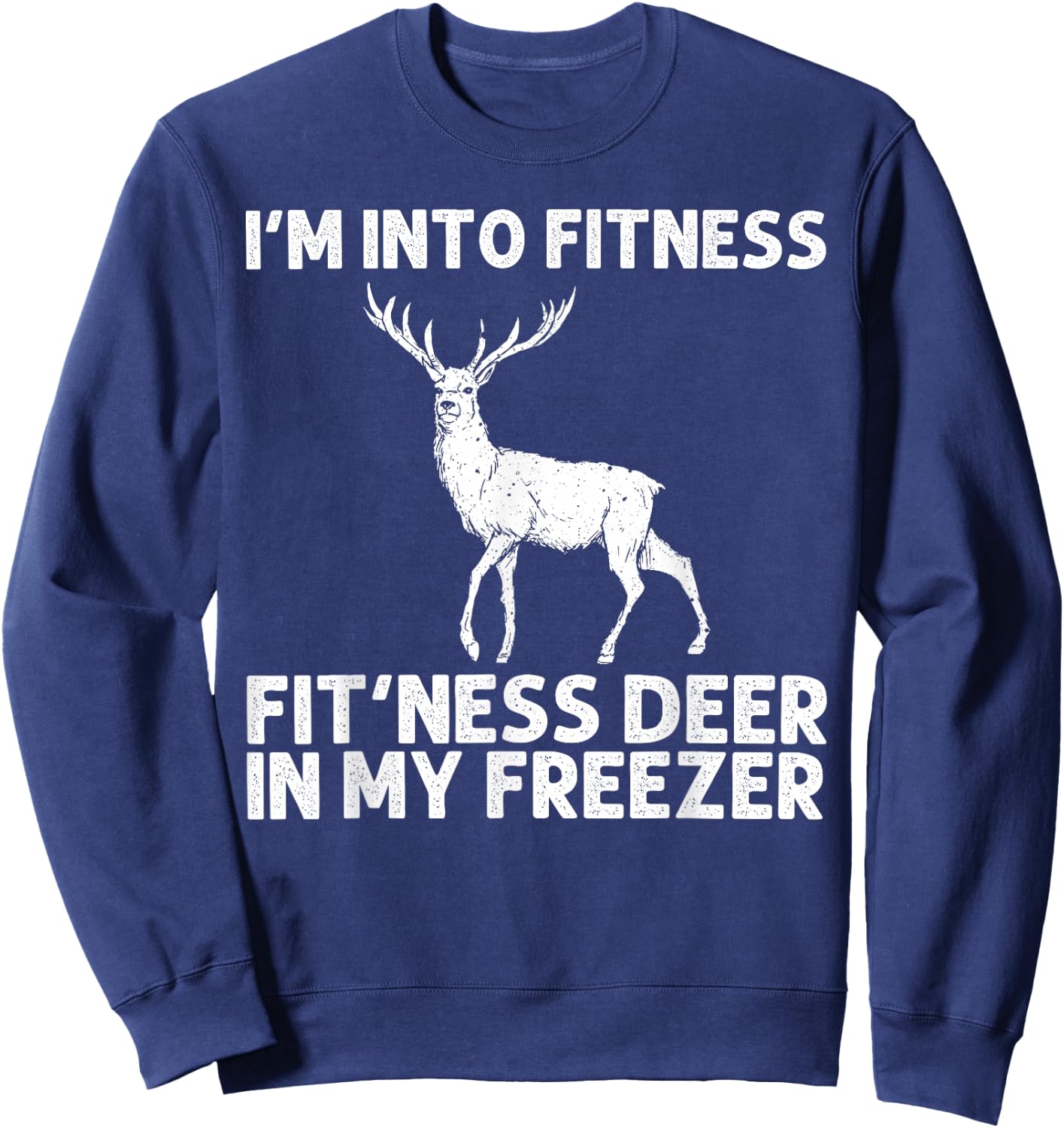Deer Hunting Art Women Wildlife Hunter Deer Hunting Sweatshirt - Sweatshirt | Navy