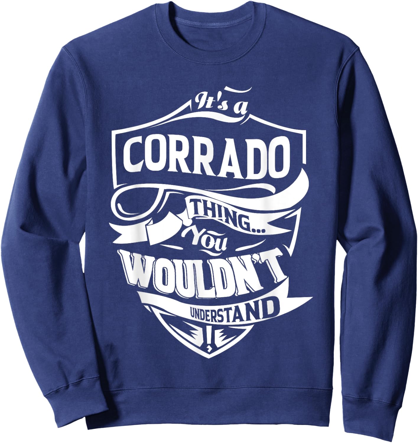 It's a gift Corrado Thing Sweatshirt - Sweatshirt | Navy