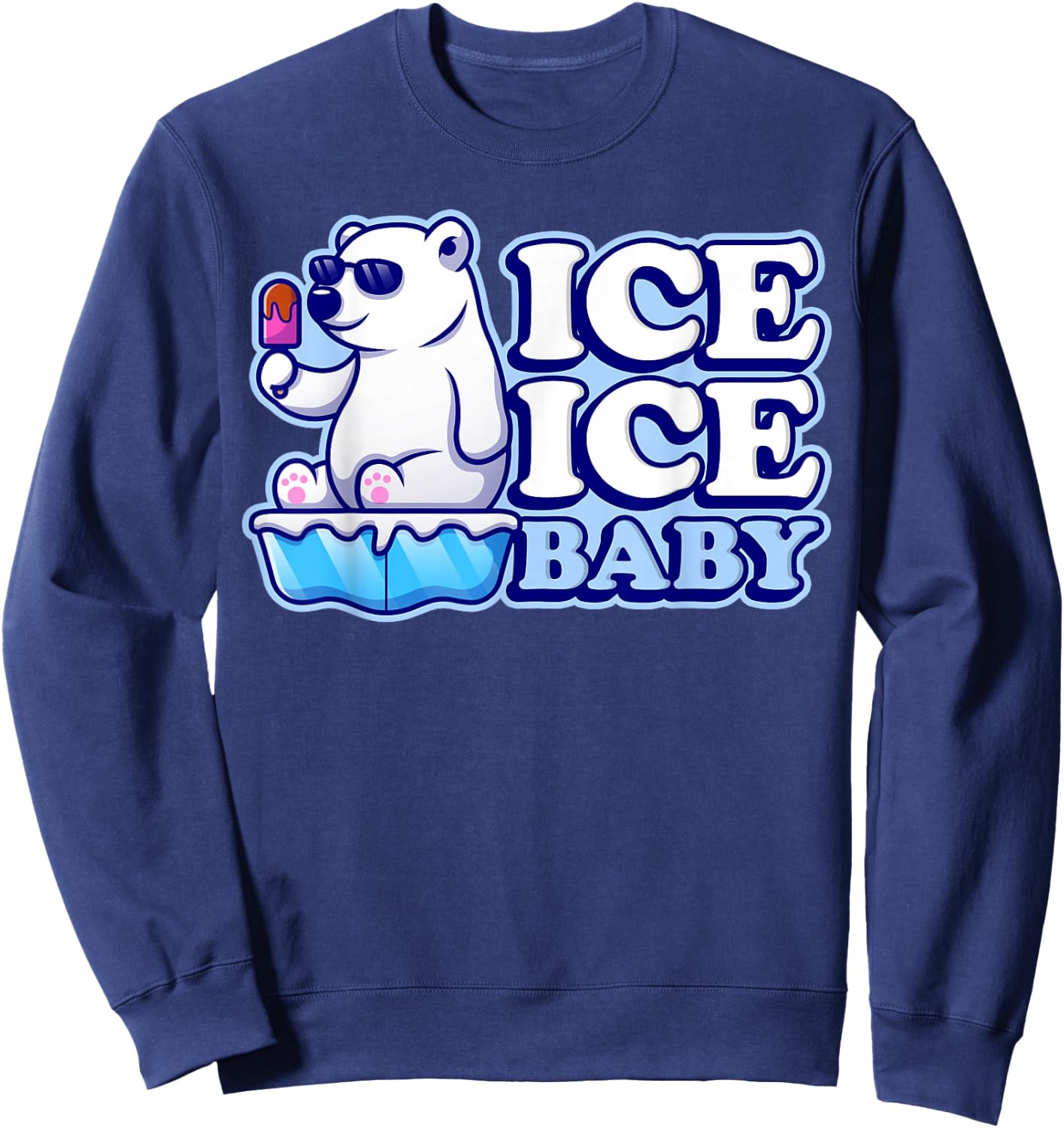 Ice Ice Baby Eisbären Sweatshirt - Sweatshirt | Navy