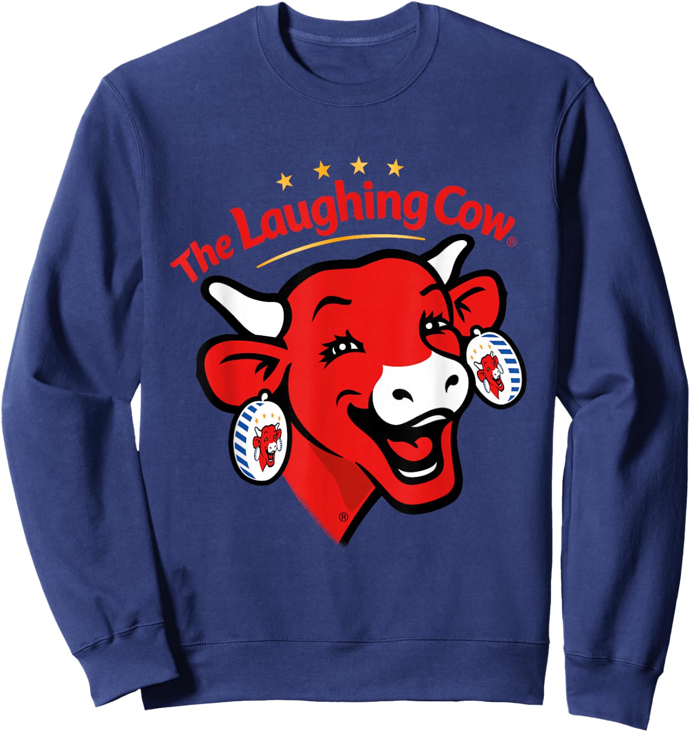 The Laughing Cow Contemporary Logo Sweatshirt - Sweatshirt | Navy