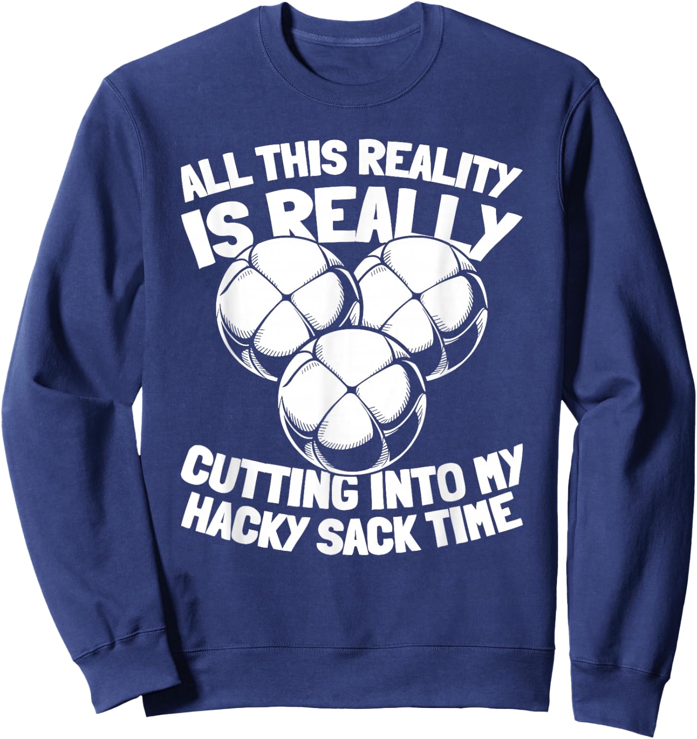 Recreation Footbag - Coordination Hacky Sack Sweatshirt - Sweatshirt | Navy
