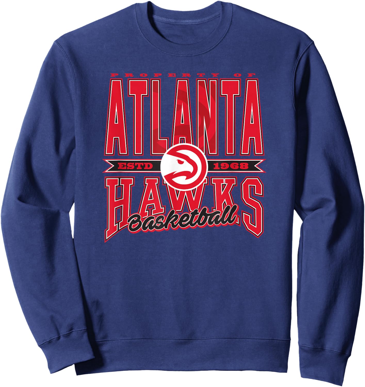 NBA Atlanta Hawks Nonstop Action Sweatshirt - Sweatshirt | Navy