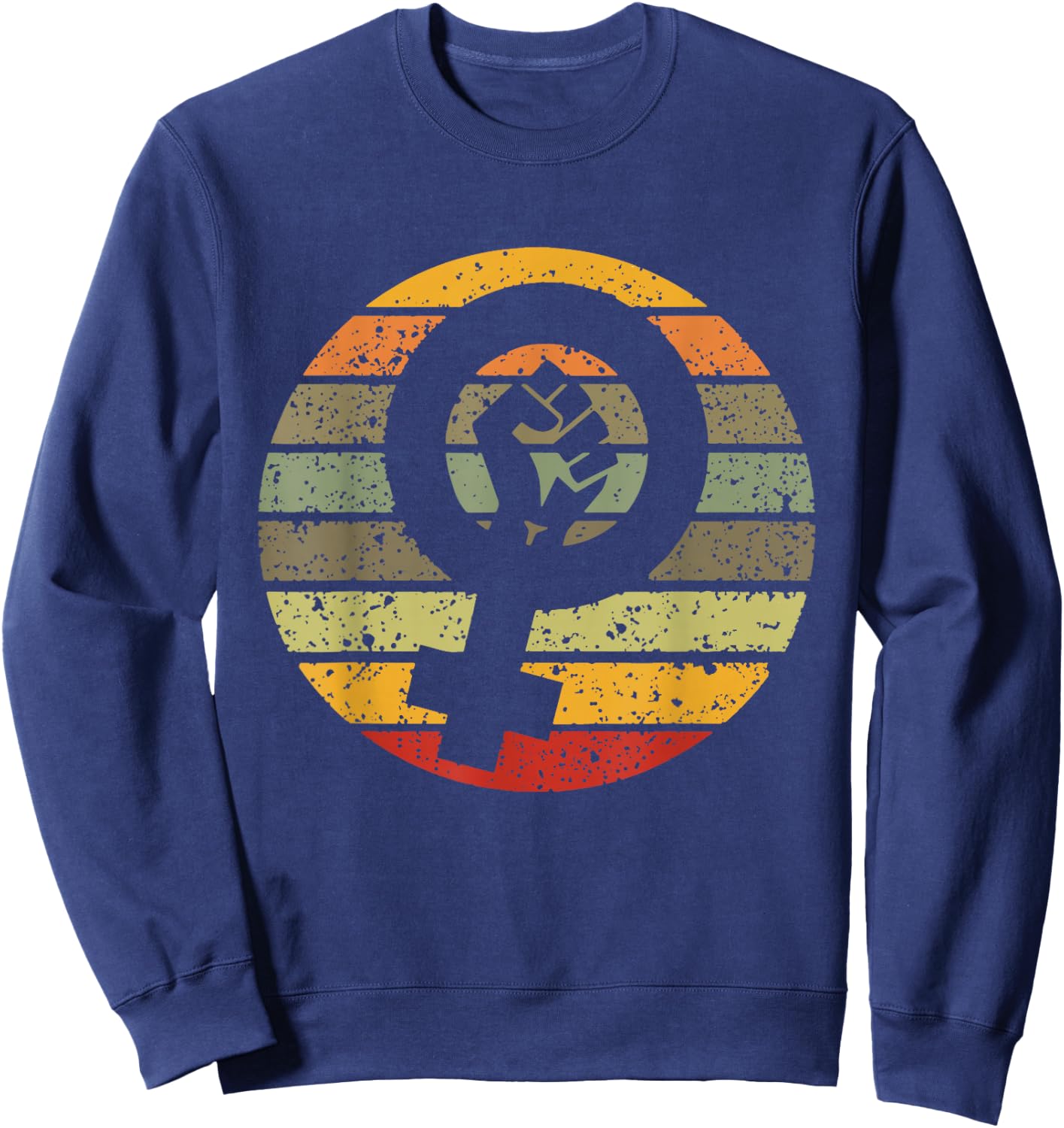 Feminismus Symbol Design Retro Vintage 70er 80er 90er Feministin Sweatshirt - Sweatshirt | Navy