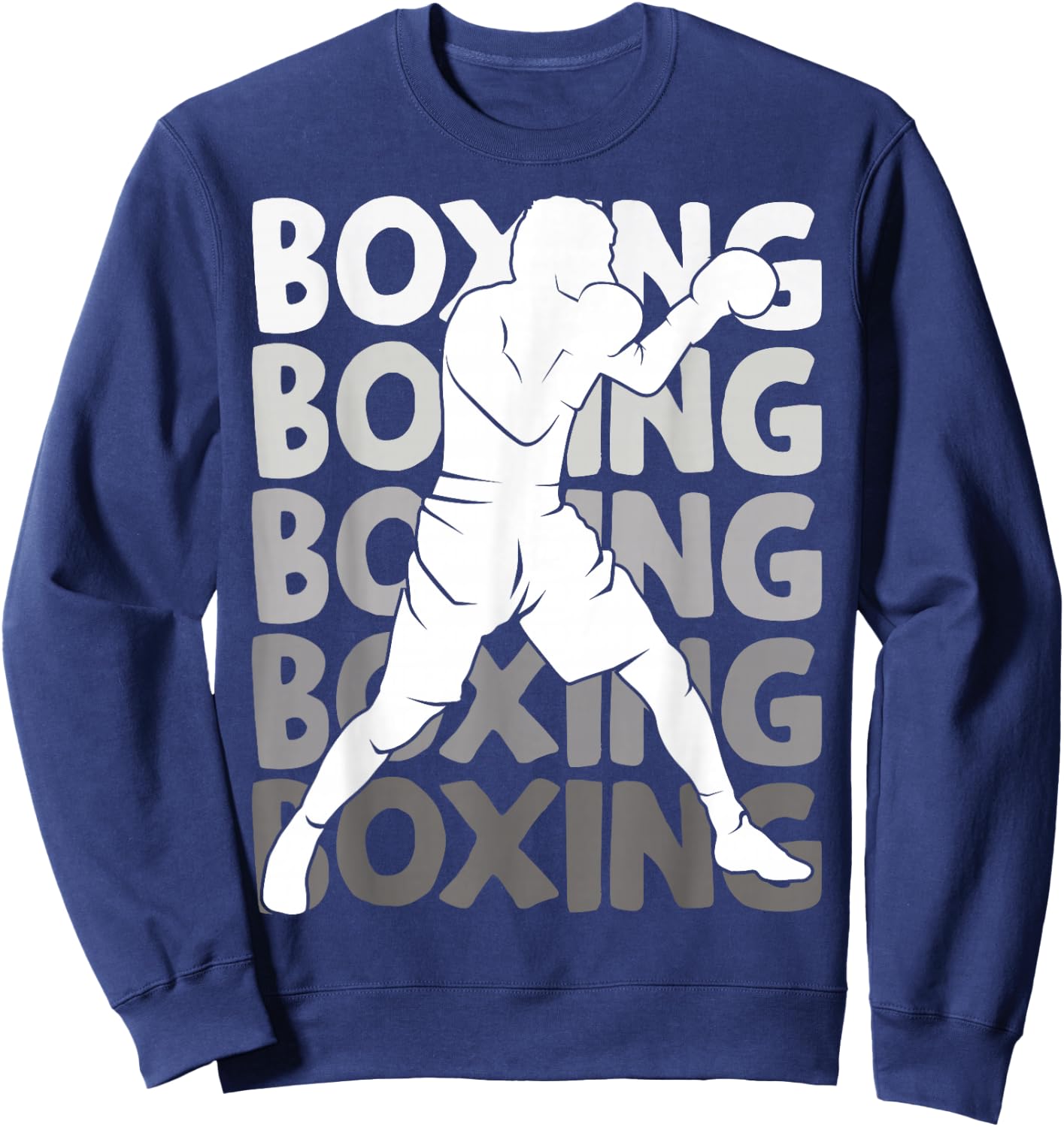 Boxing Boxers Boys Children Men Sweatshirt - Sweatshirt | Navy