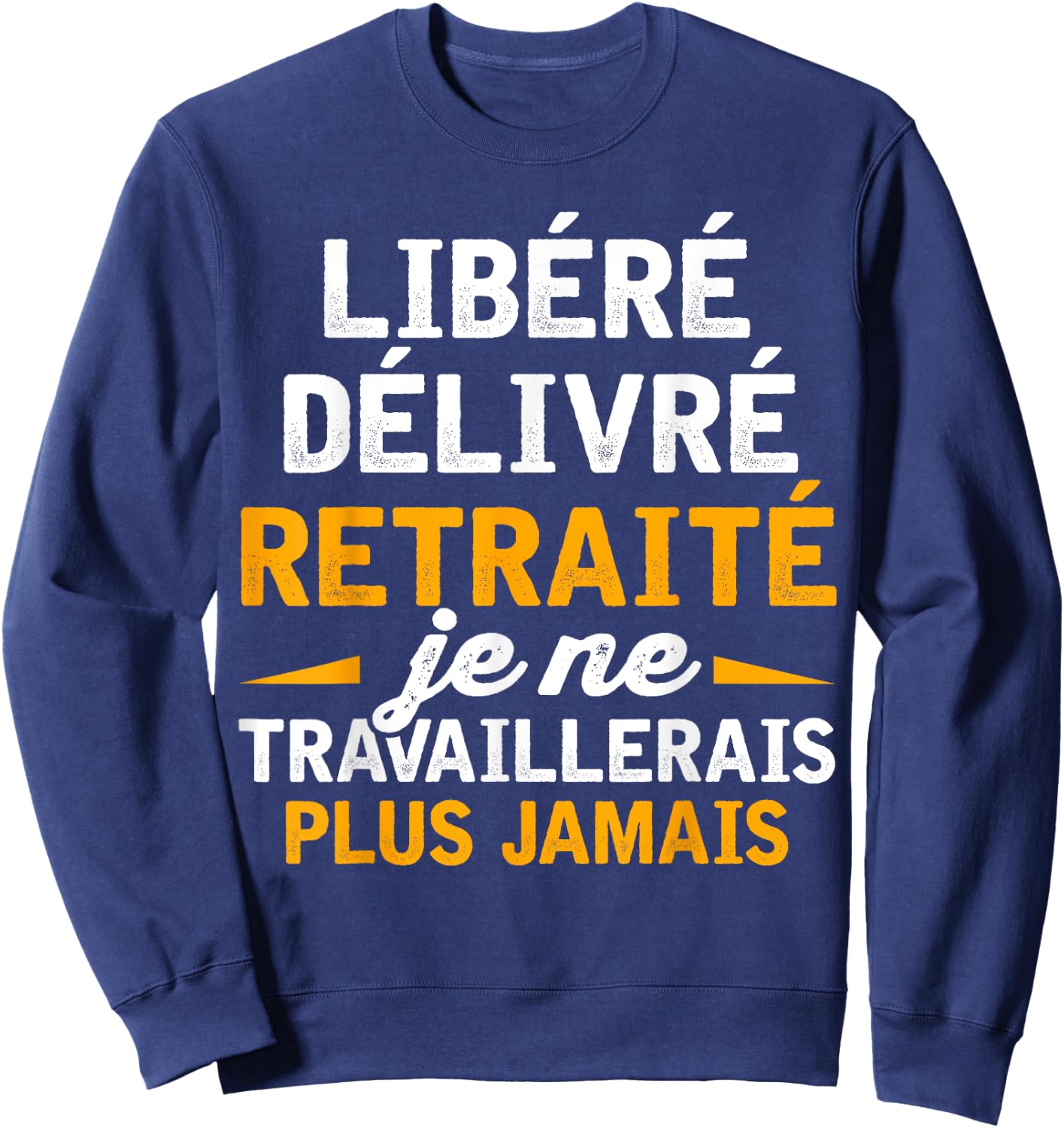 Retirement Gift Women Humor Leaving Retirement , Black, S Sweatshirt - Sweatshirt | Navy