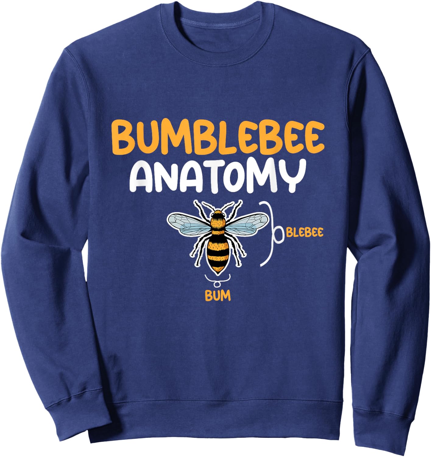 Bumblebee anatomy Sweatshirt - Sweatshirt | Navy