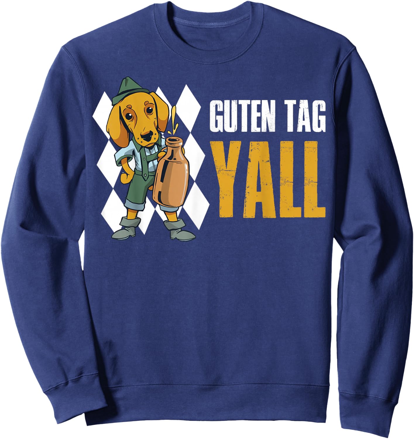 Guten Tag Yall Sweatshirt - Sweatshirt | Navy